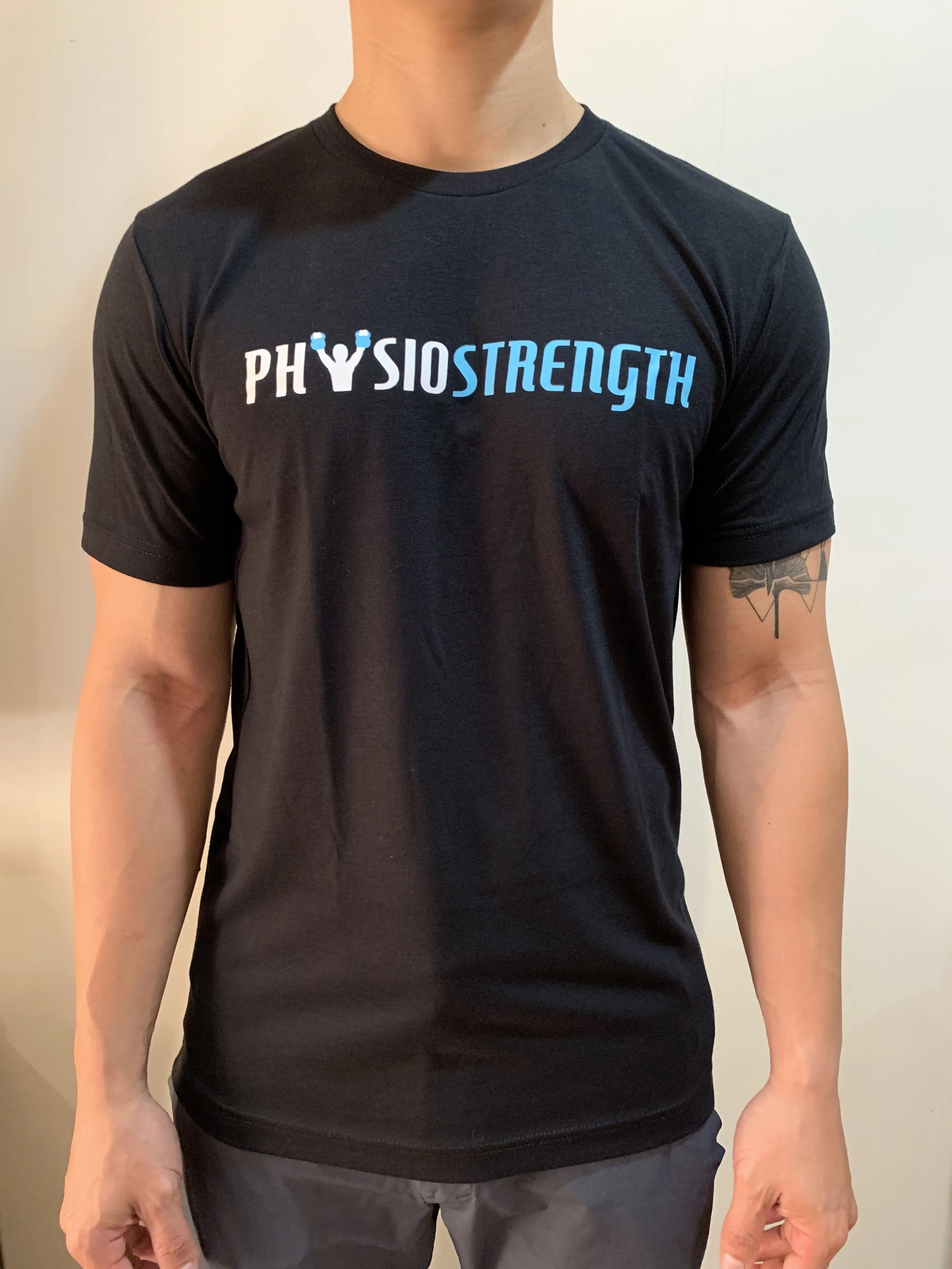 Black PhysioStrength Tee