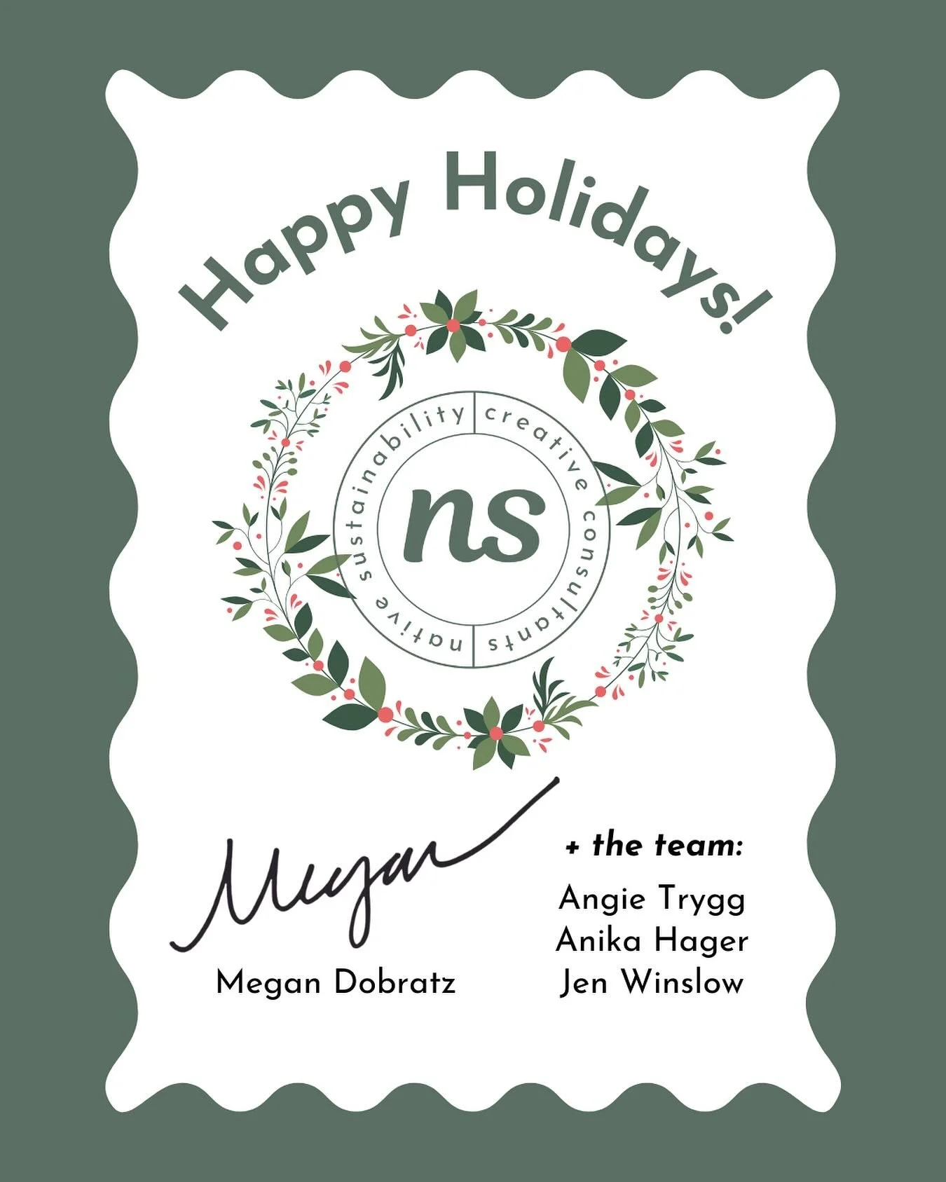 Happy Holidays from the Native Sustainability crew to you!