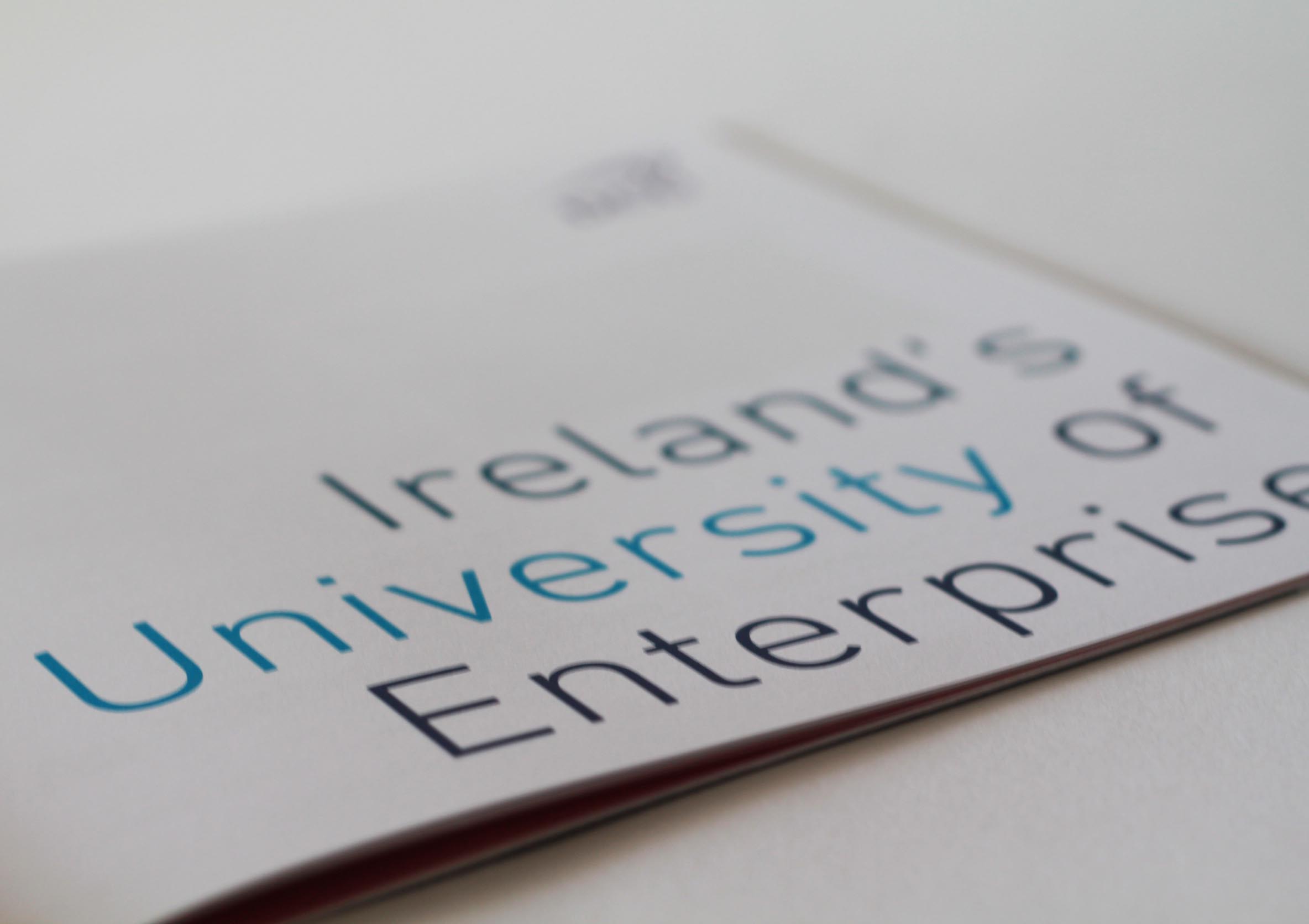 This DCU publication was designed for both national and international audiences, showcasing the innovative projects with Dublin City University.