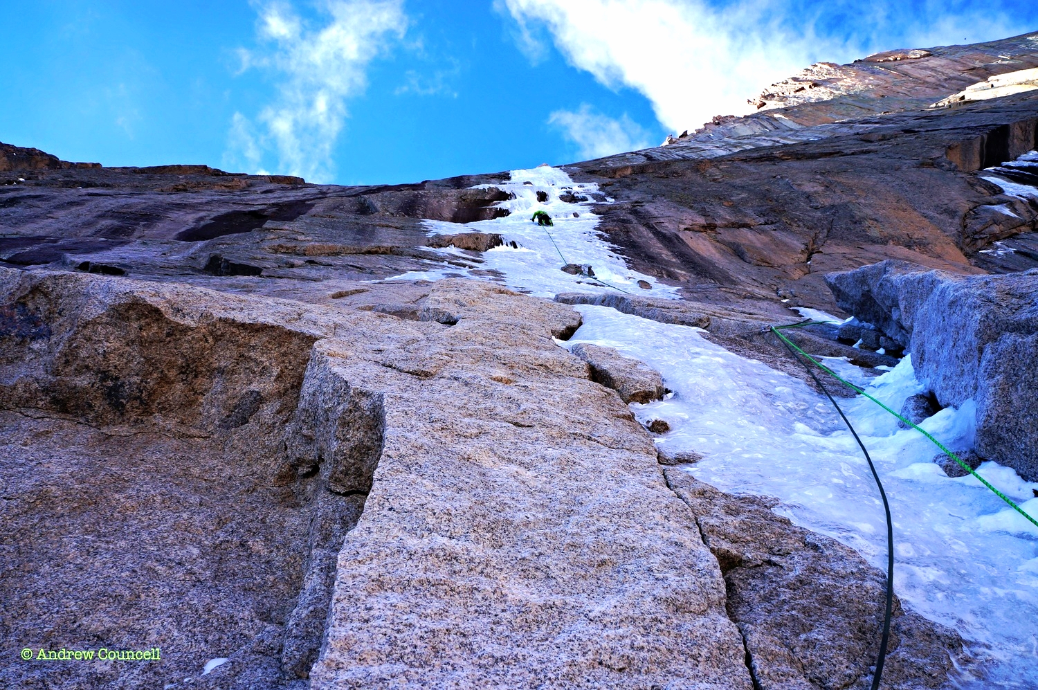 Andrew high on pitch 2 of "Smear of Fear"
