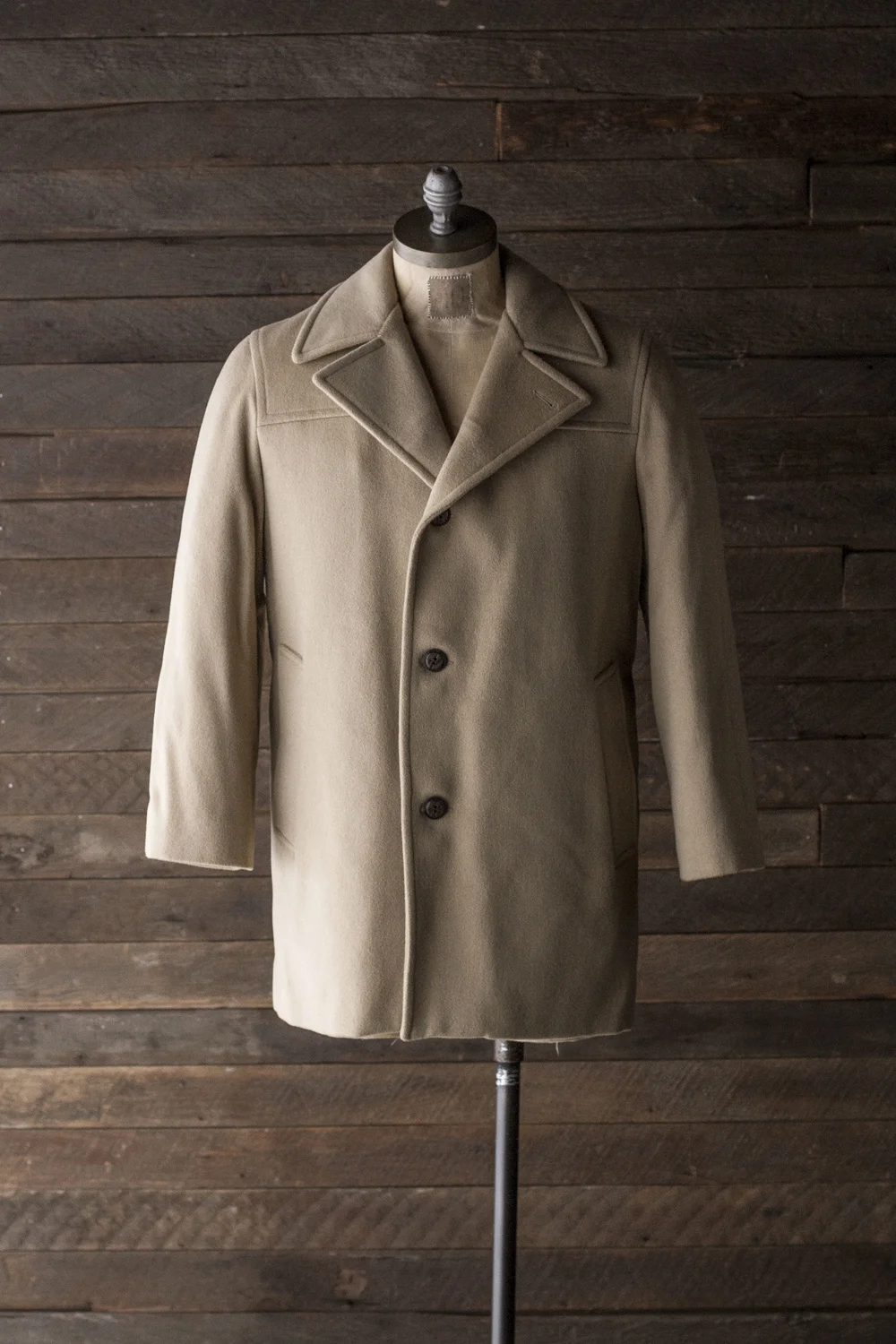 EDDIE BAUER WOOL/DOWN COAT — Velour