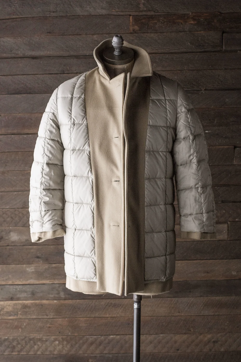 Eddie Bauer A.K.A ウールカシミア　メルトンコート EDDIE BAUER WOOL/DOWN COAT — Velour