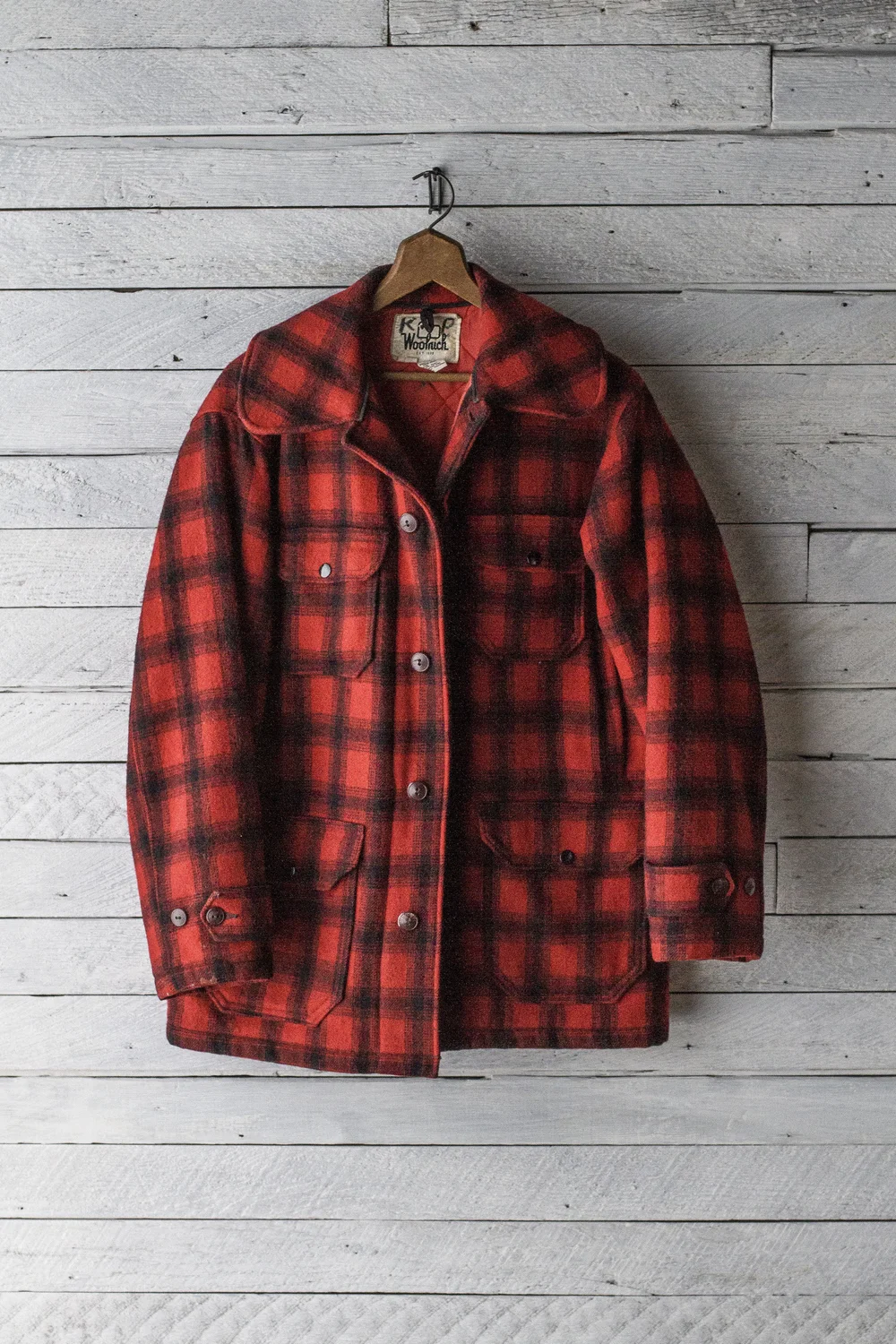 WOOLRICH 523 HUNT COAT — Velour