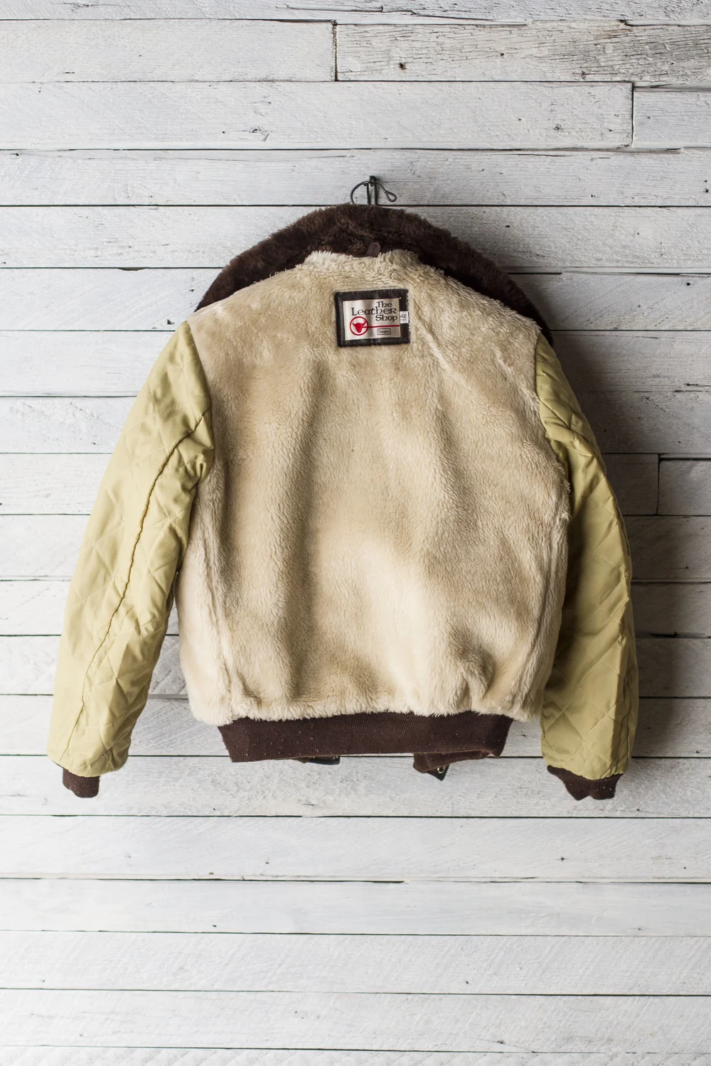 SEARS LEATHER SHOP G-1 BOMBER — Velour