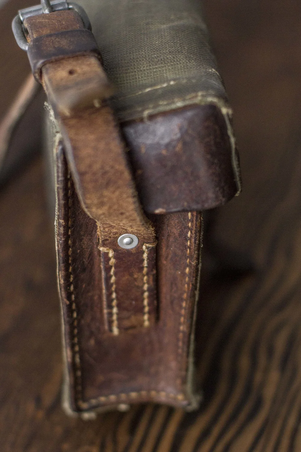 WWII ERA SWISS SHOULDER BAG — Velour