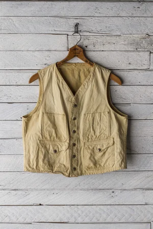 USA製　FILSON Tin Cloth CRUISER VEST FILSON TIN CLOTH VEST — Velour