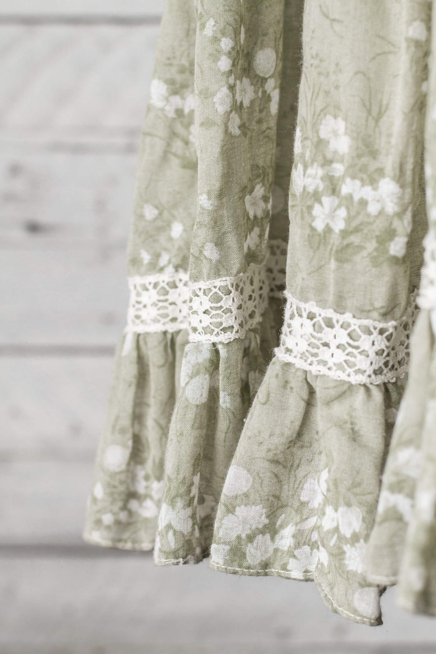 green emerald velvet dress Gunne Sax Remake Floral Nile Princess Dress [Last Chance] – Retro Fairy main image 1