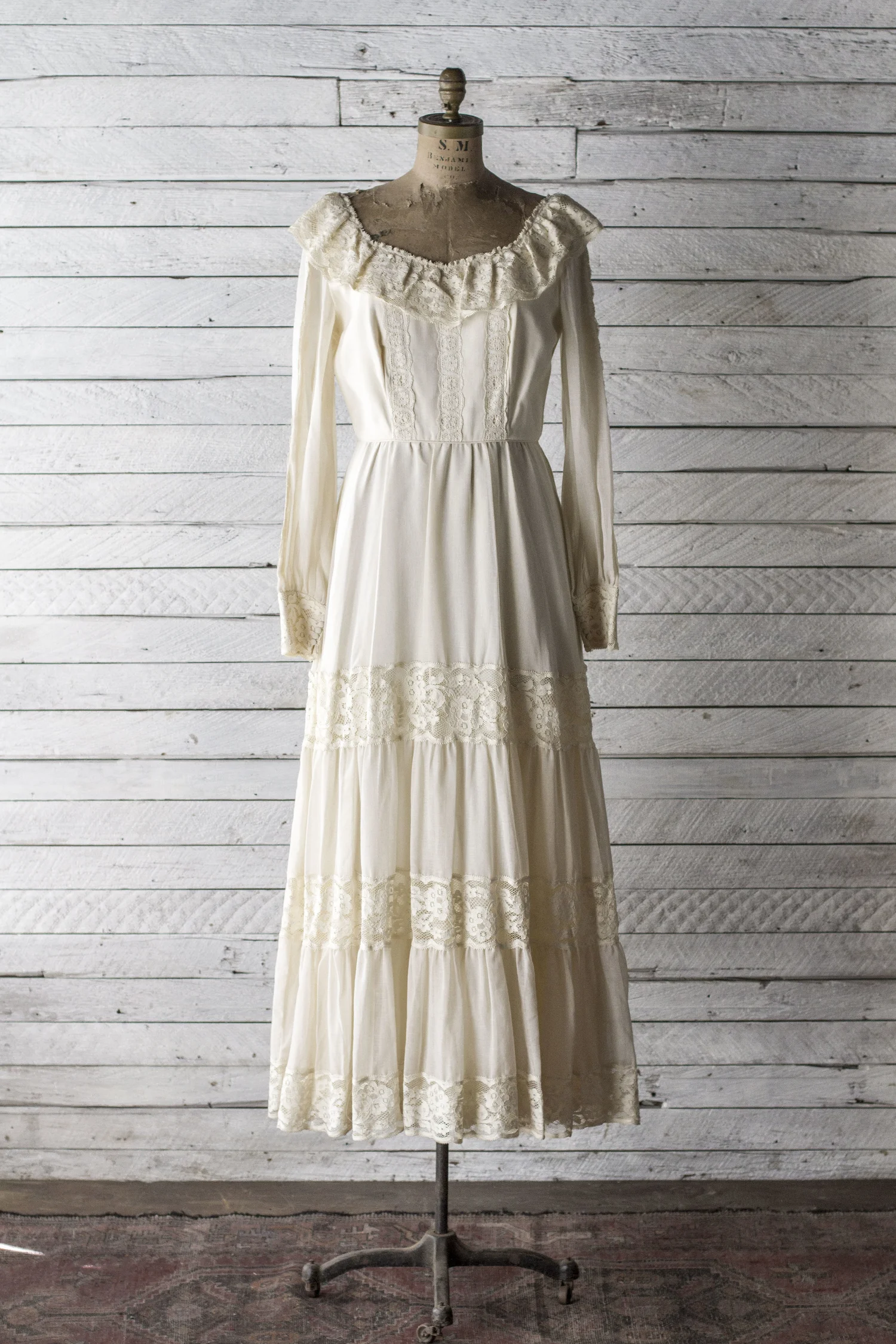 slim fit dress slacks Summer Of Love Lace Insert Maxi Dress White