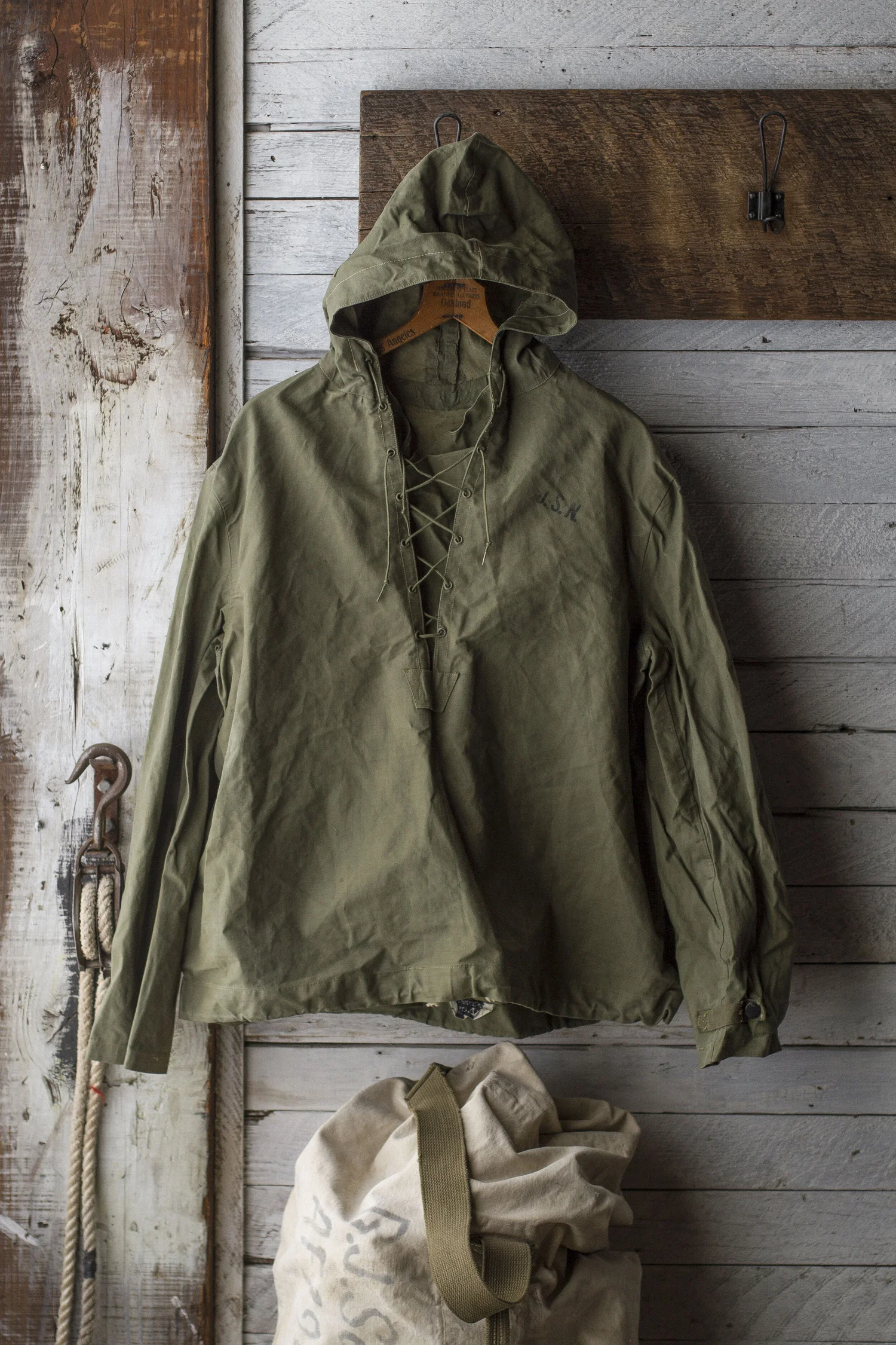 WWII USN FOUL WEATHER PARKA — Velour