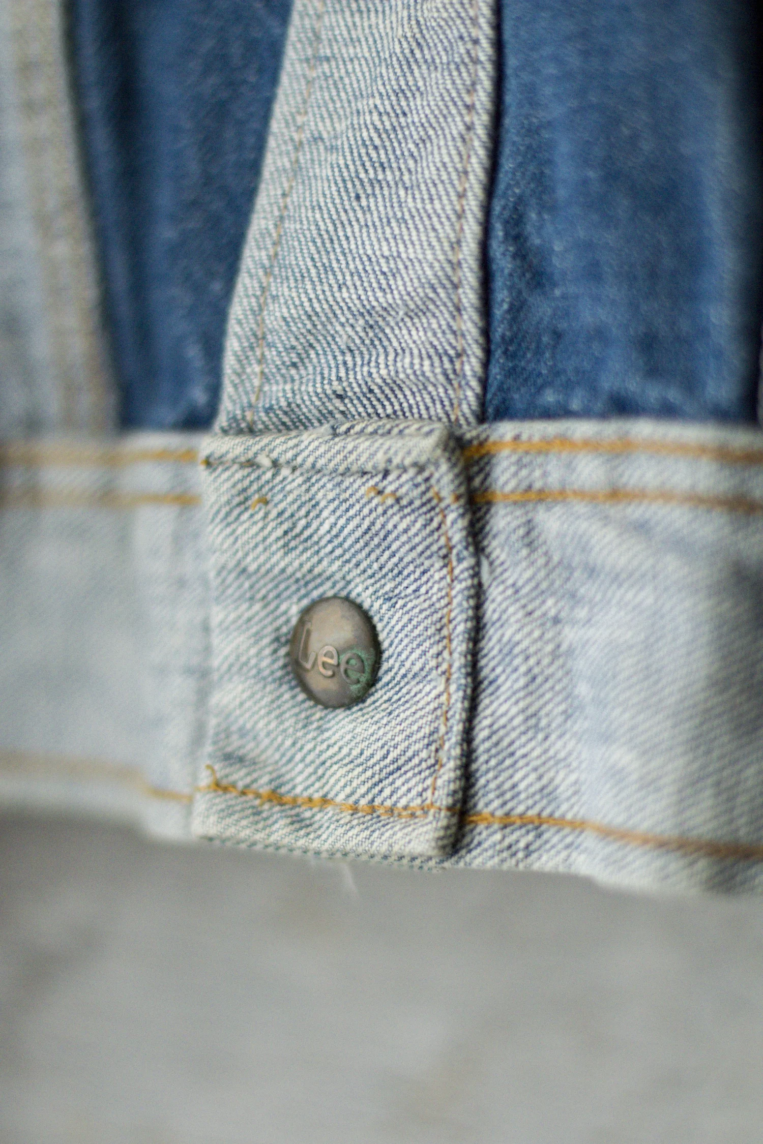 美品◎ 70s Lee Reversible Denim Jacket 70s LEE REVERSIBLE DENIM JACKET — Velour