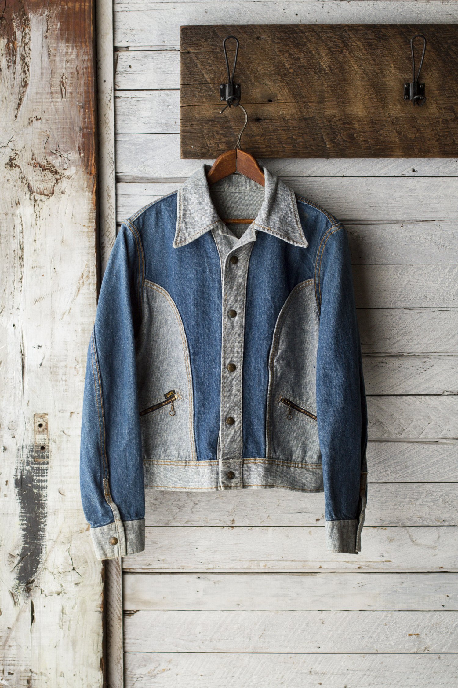 70s LEE REVERSIBLE DENIM JACKET — Velour