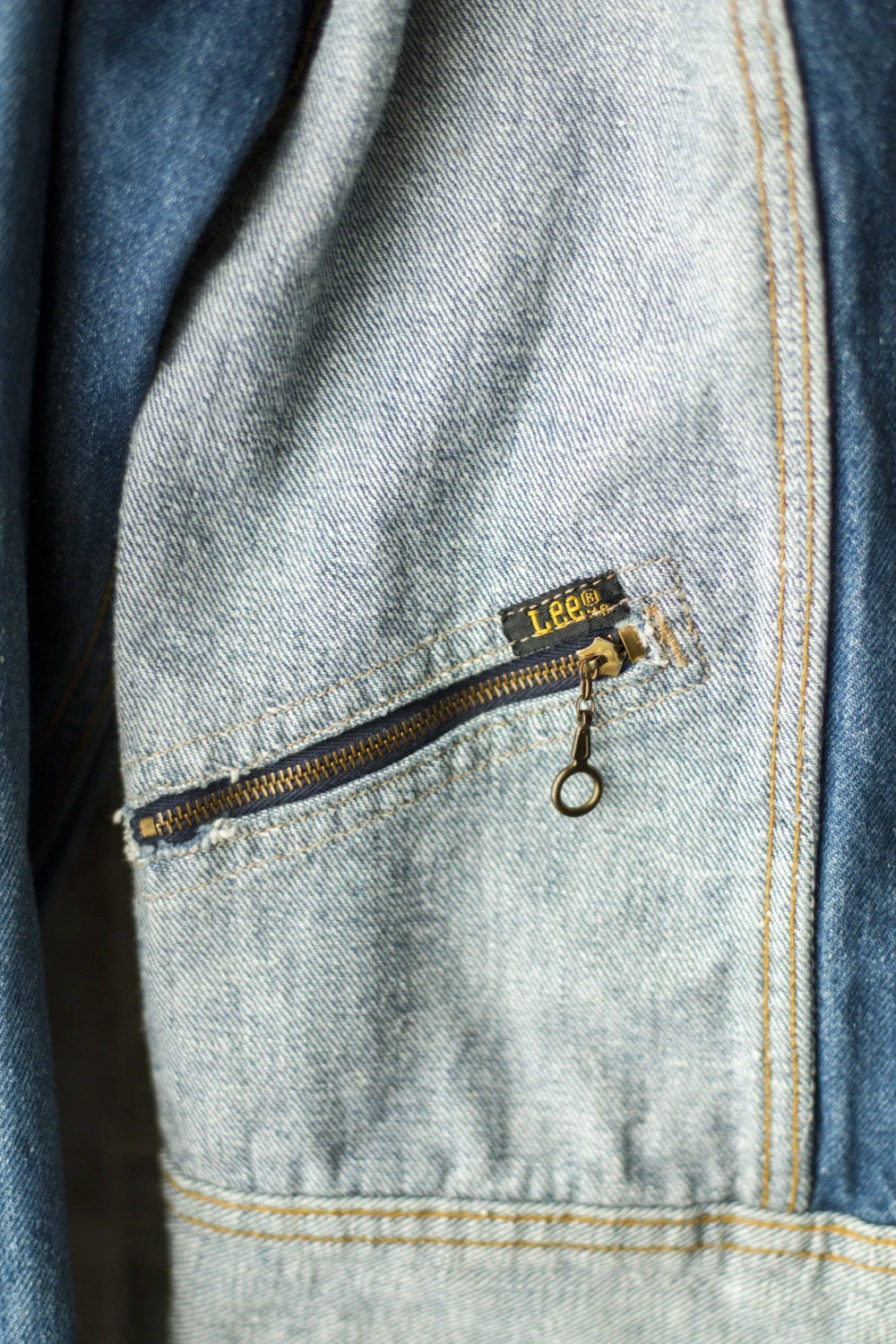 70s LEE REVERSIBLE DENIM JACKET — Velour