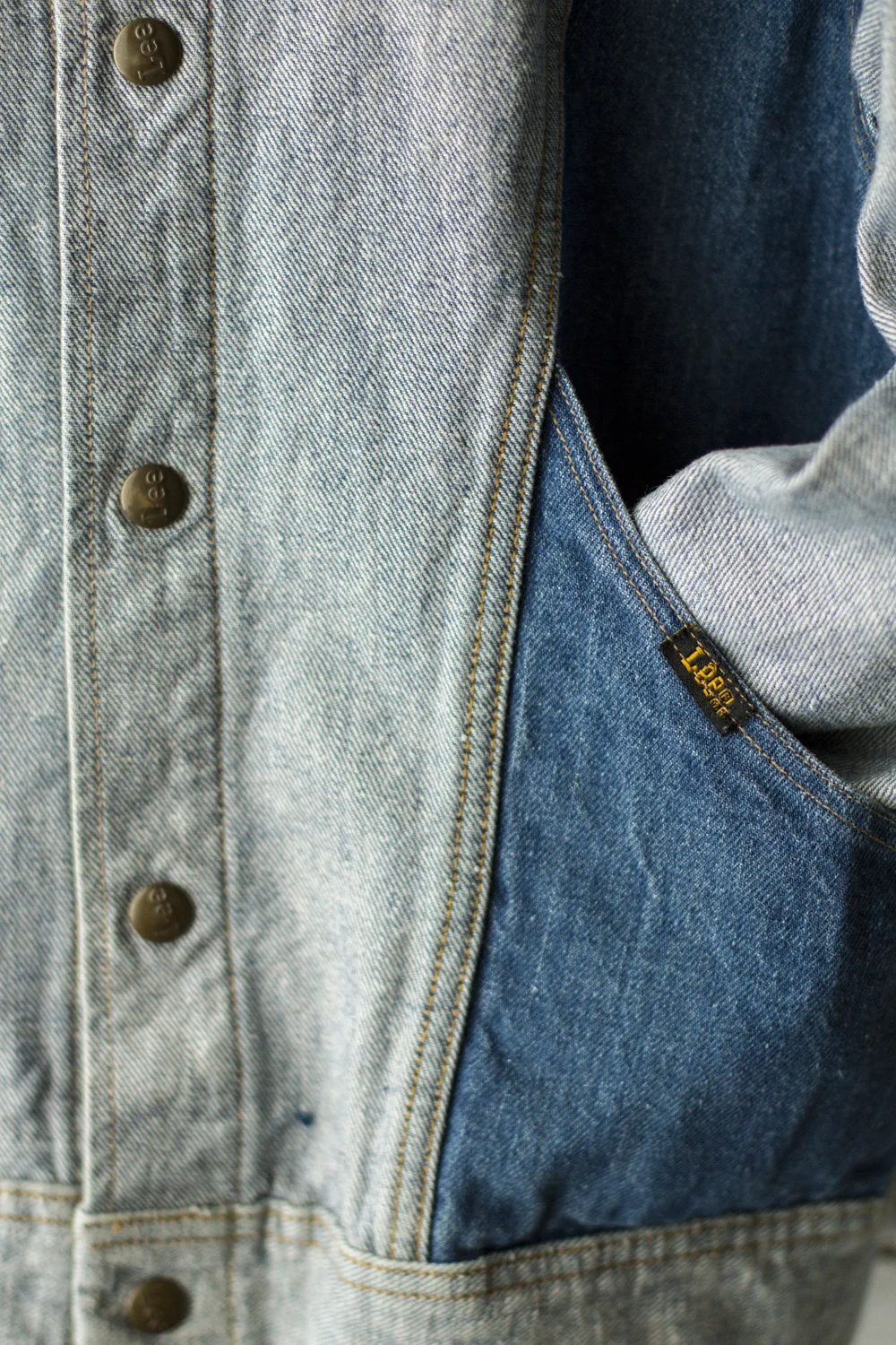 70s LEE REVERSIBLE DENIM JACKET — Velour