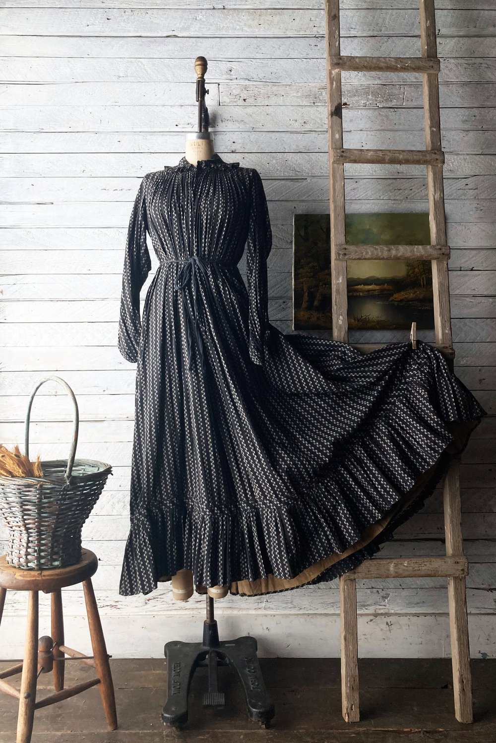 black long victorian dress Black Gothic Victorian Dress – Du PT main image 1