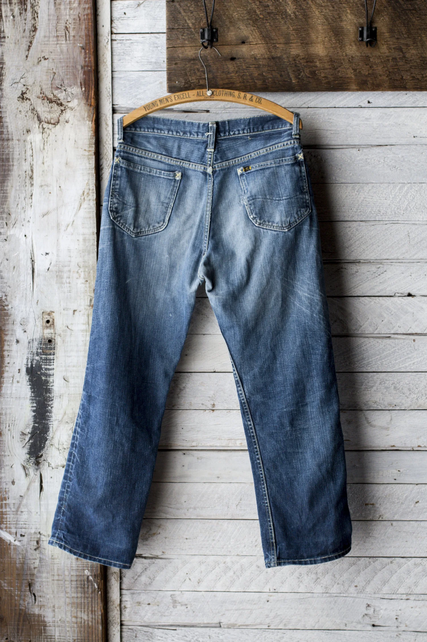 50s LEE 101Z CENTER PATCH JEANS — Velour