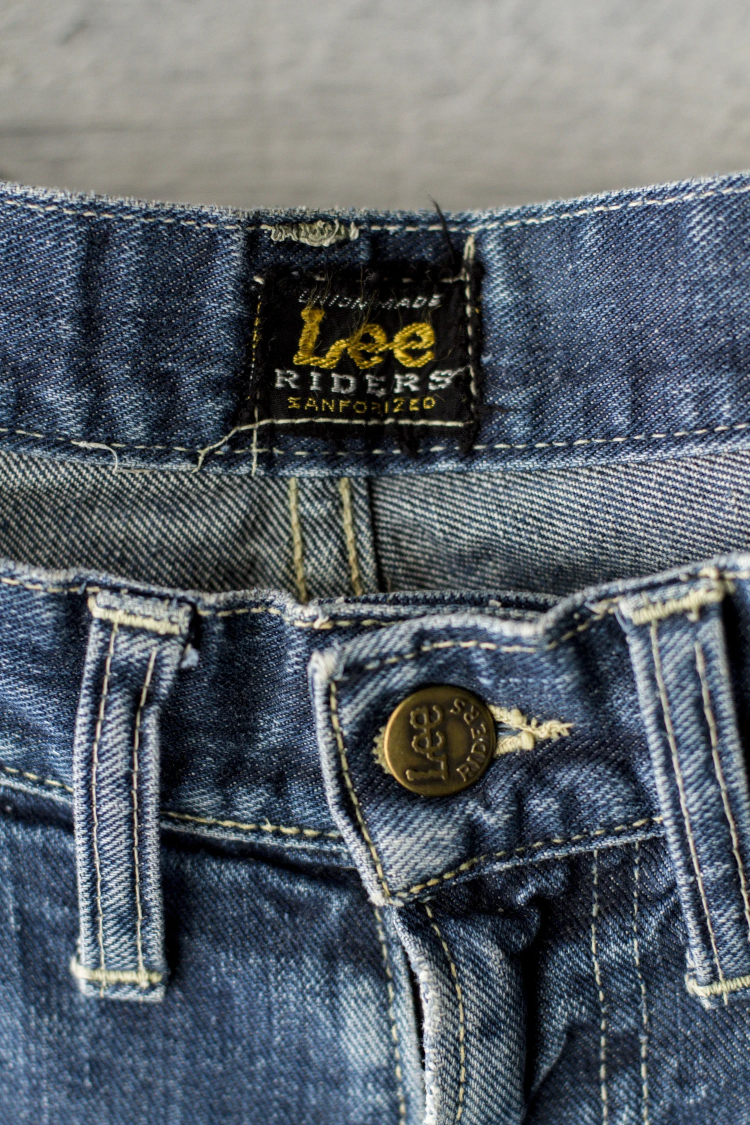 50s LEE 101Z CENTER PATCH JEANS — Velour