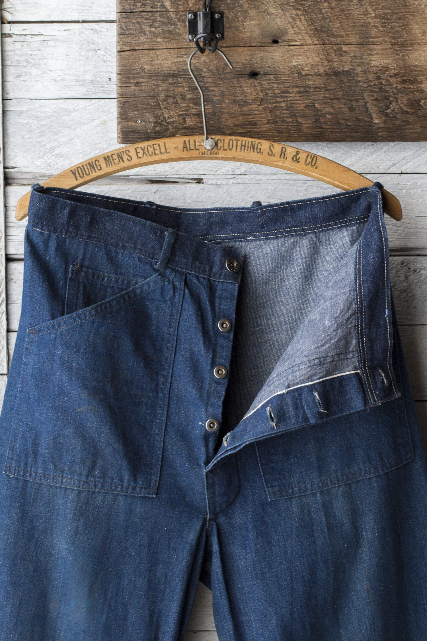 WWII ERA USN DUNGAREES — Velour