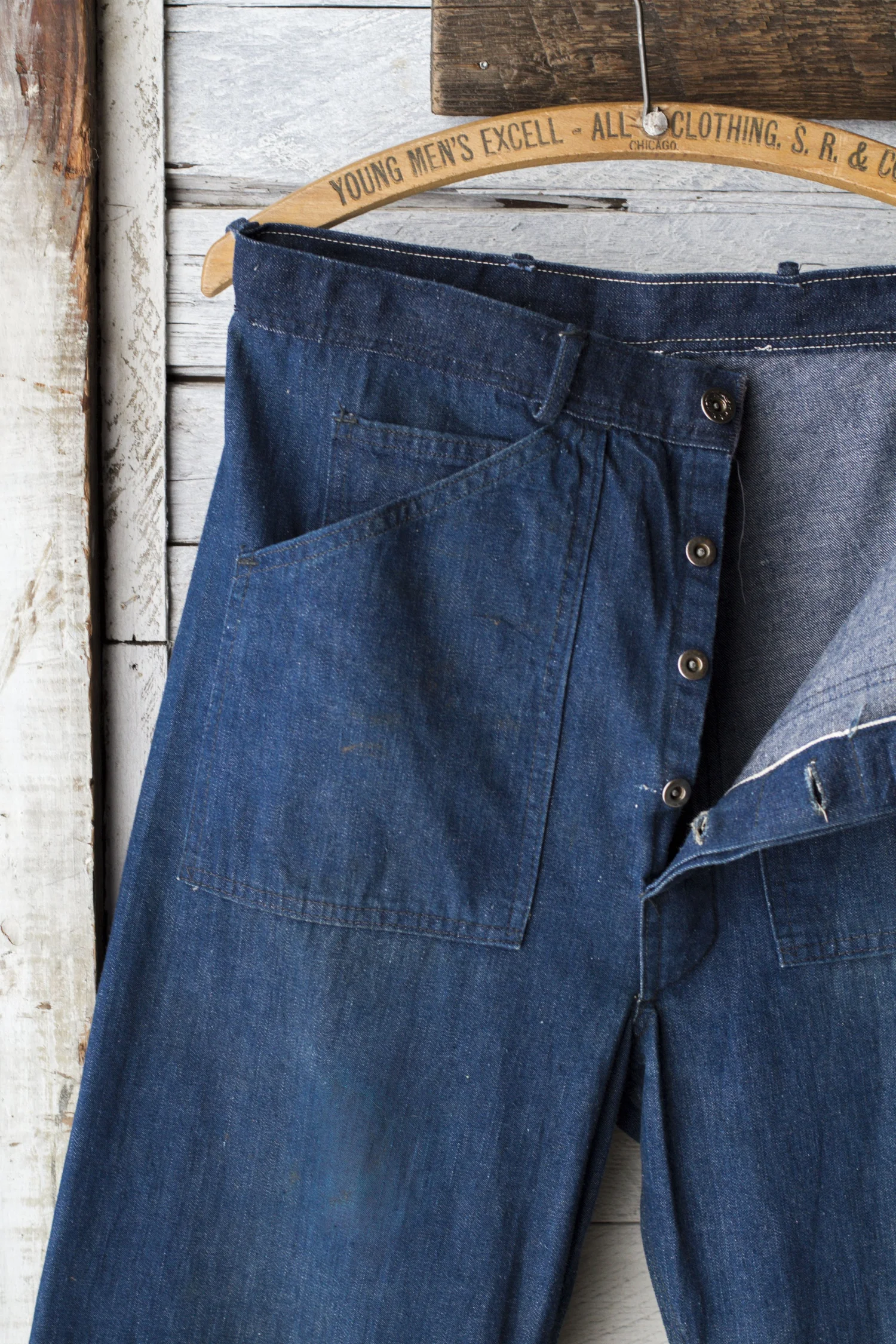 WWII ERA USN DUNGAREES — Velour