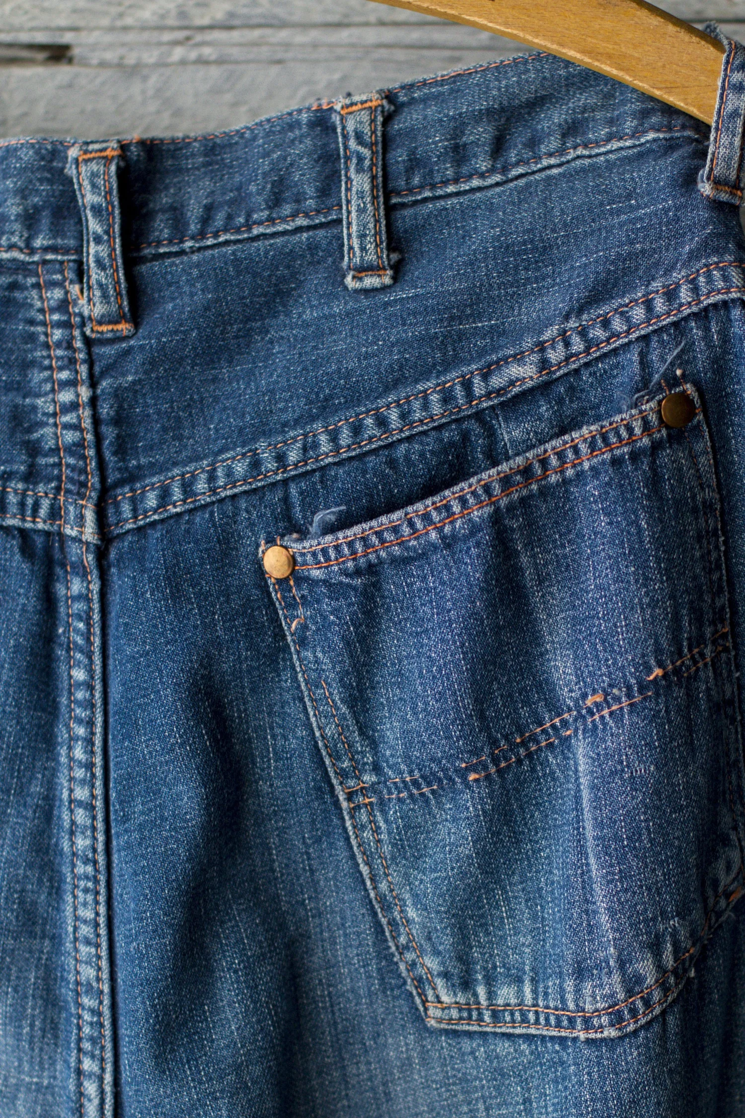 40s/'50s BLUE BELL SIDE ZIP JEANS — Velour