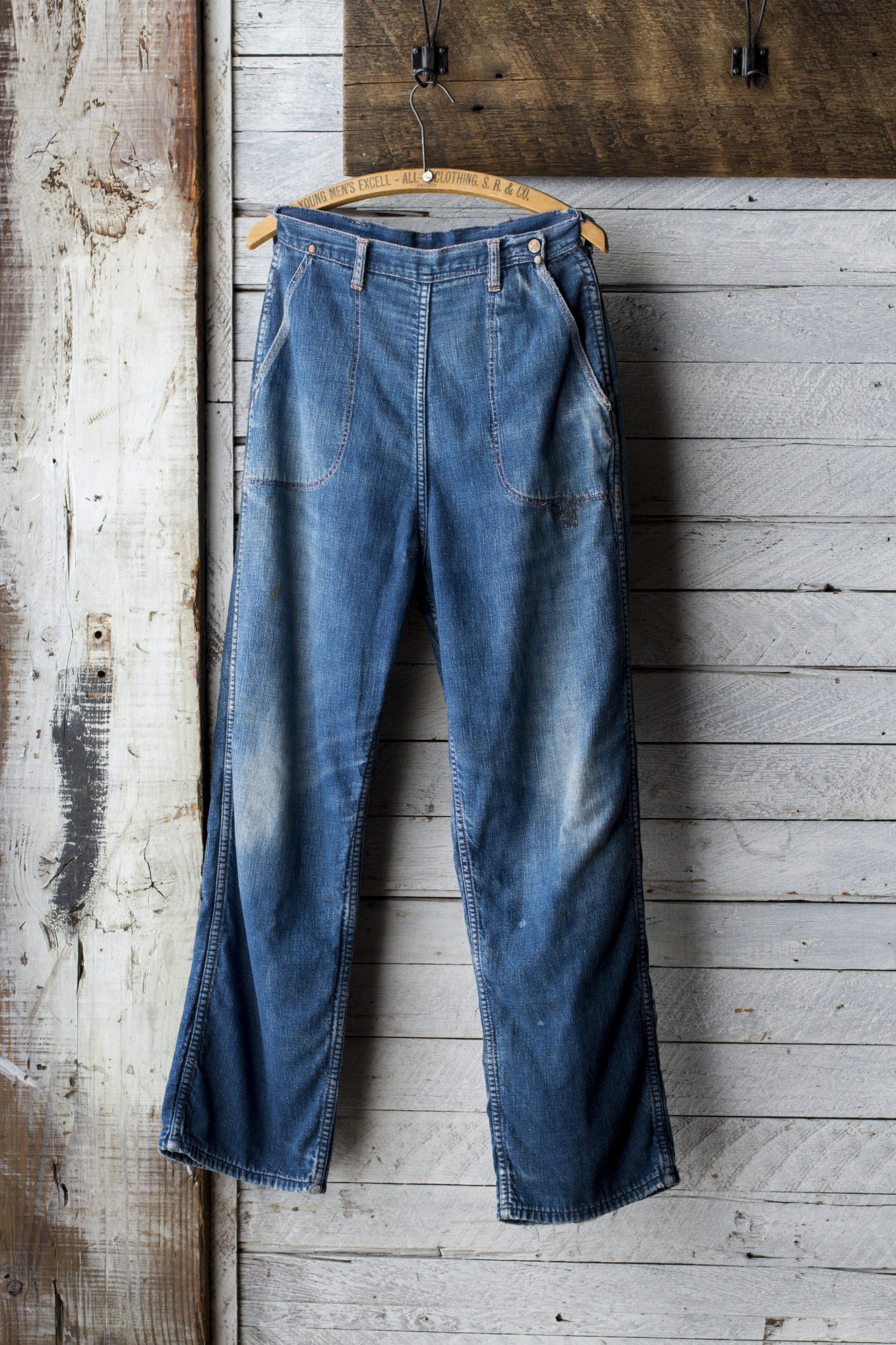 40s/'50s BLUE BELL SIDE ZIP JEANS — Velour 40s/'50s BLUE BELL SIDE ZIP JEANS — Velour