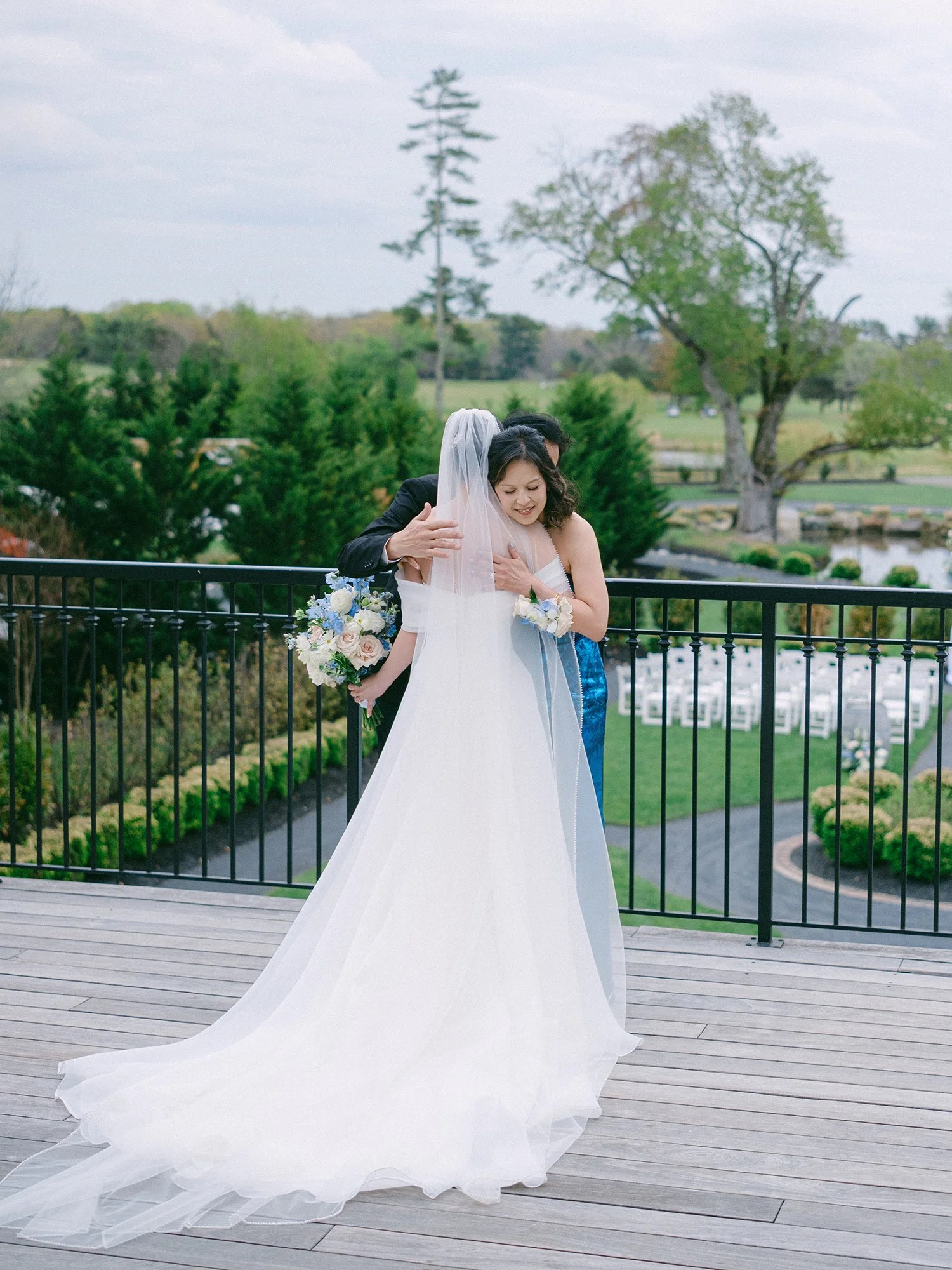 Bride getting ready for wedding at Renault Winery by Haseok Chung Studio