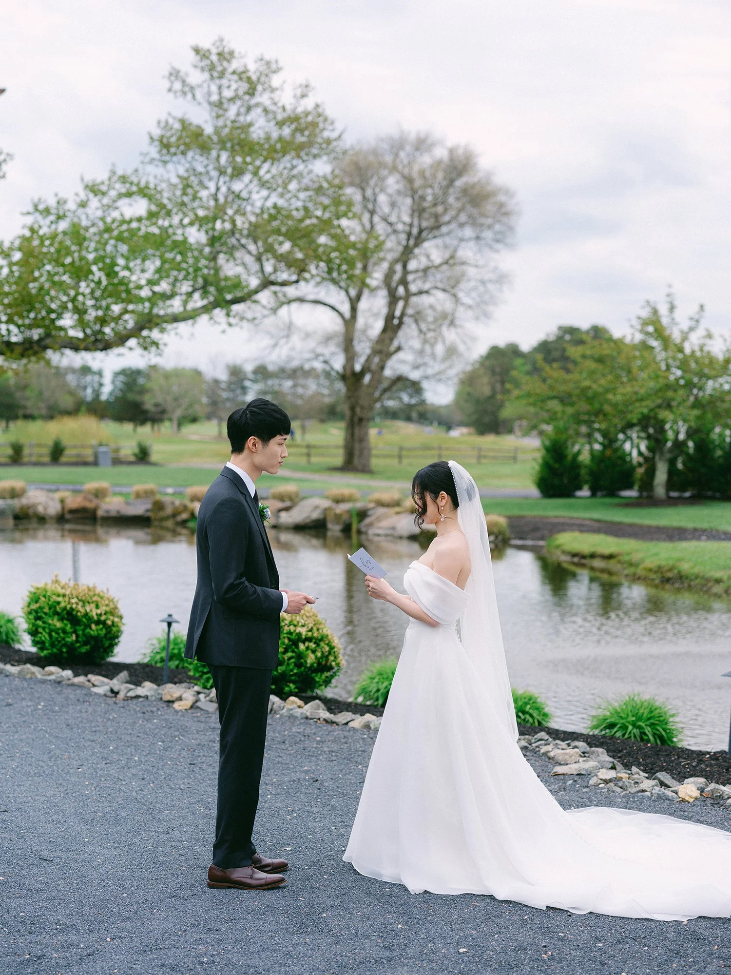 Couple portrait for wedding at Renault Winery by Haseok Chung Studio
