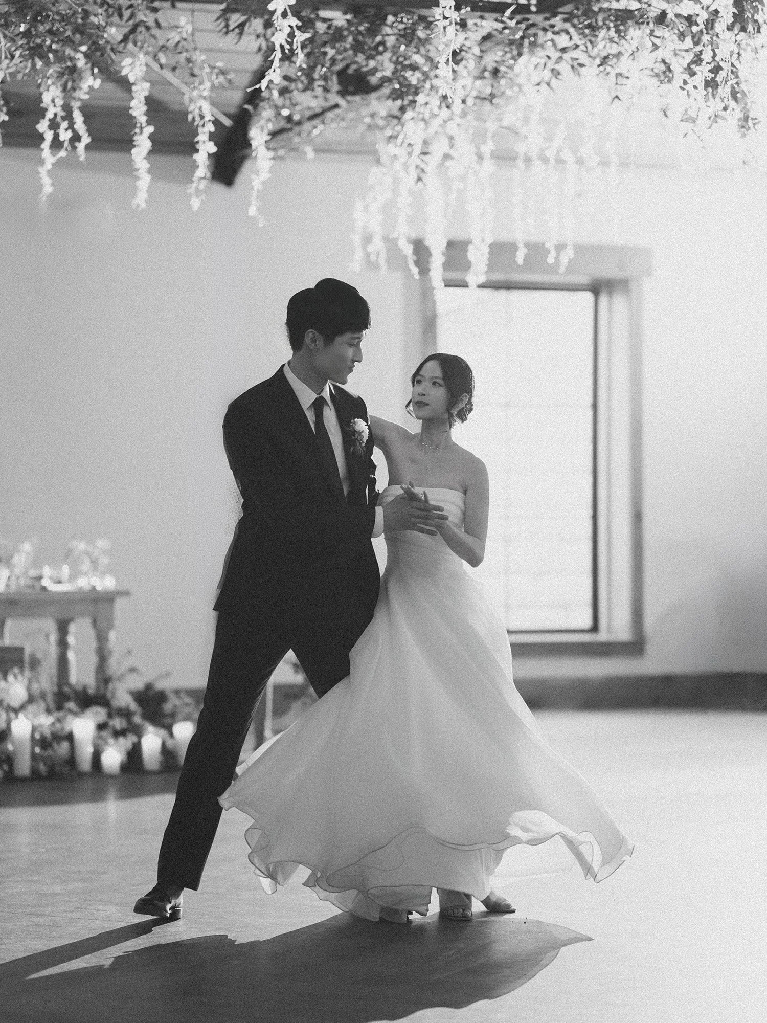 Reception for wedding at Renault Winery by Haseok Chung Studio