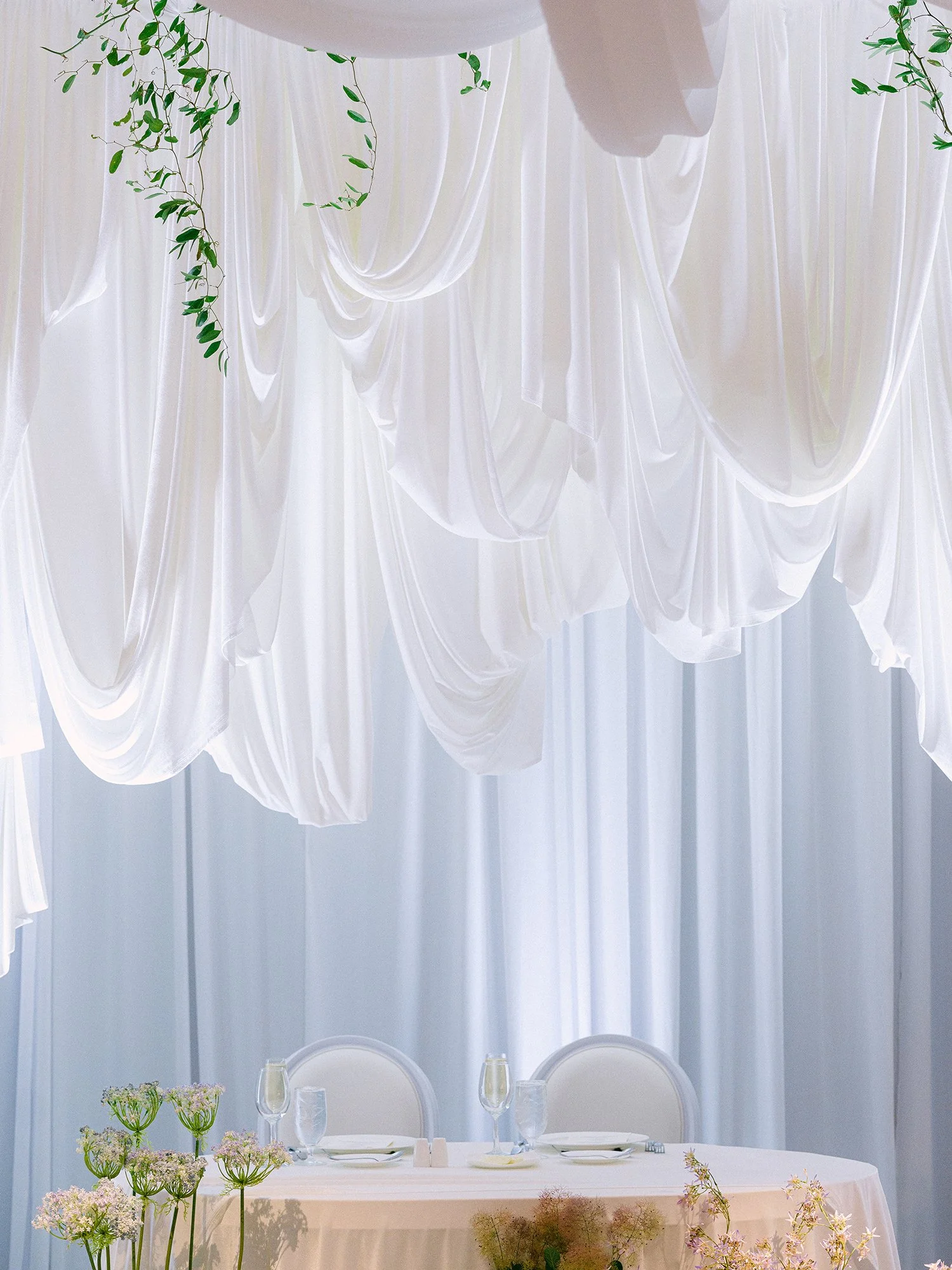Fine art wedding photography capturing the joyful smiles of the bride and groom and the elegant reception setup at Hamilton Farm Golf Club NJ.
