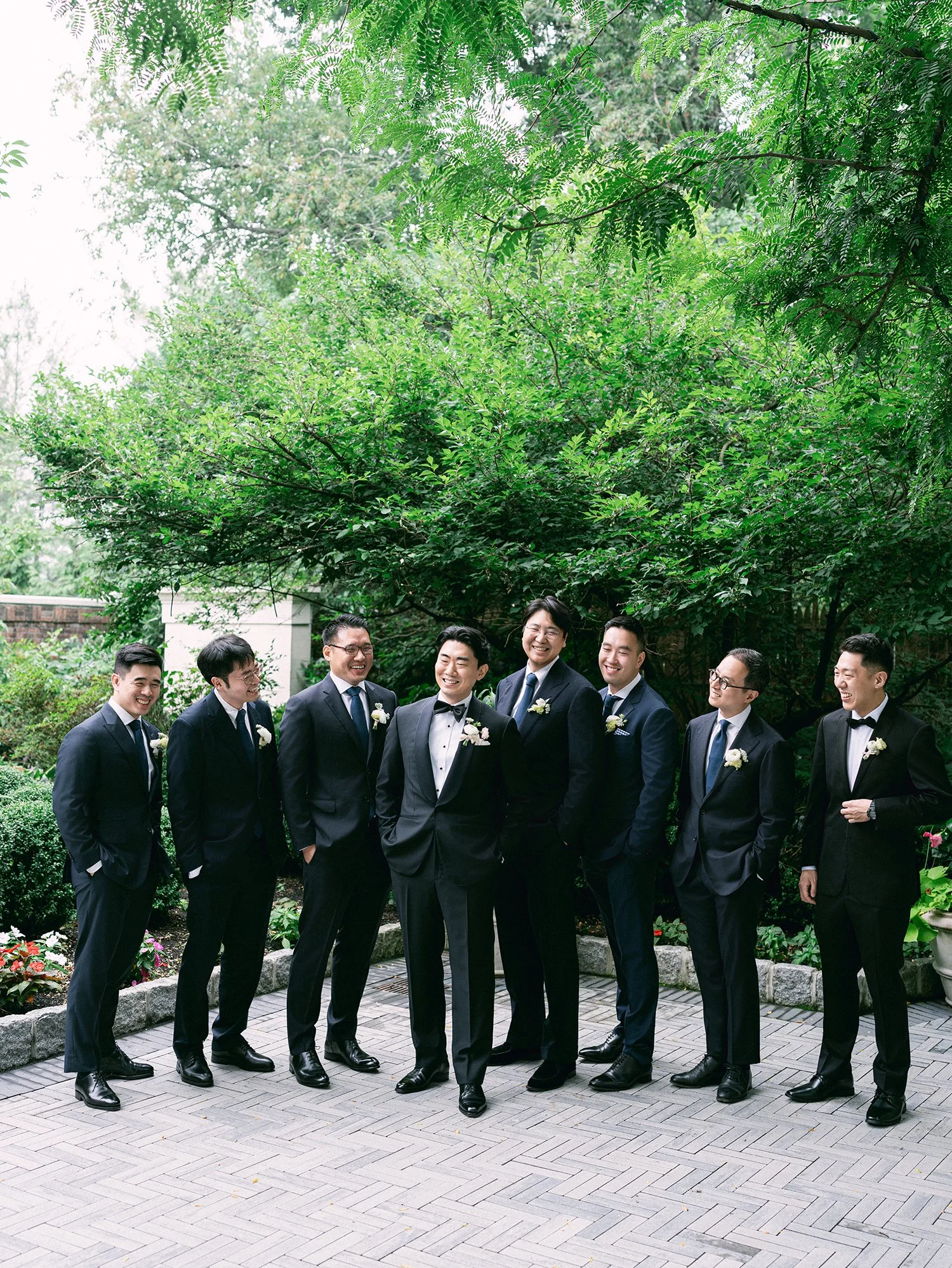 Editorial wedding portrait at The Florentine Gardens