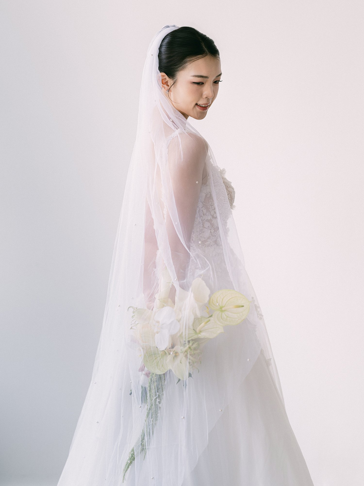 Hannah and Junsuk wedding portrait at Maritime Parc in Jersey City NJ