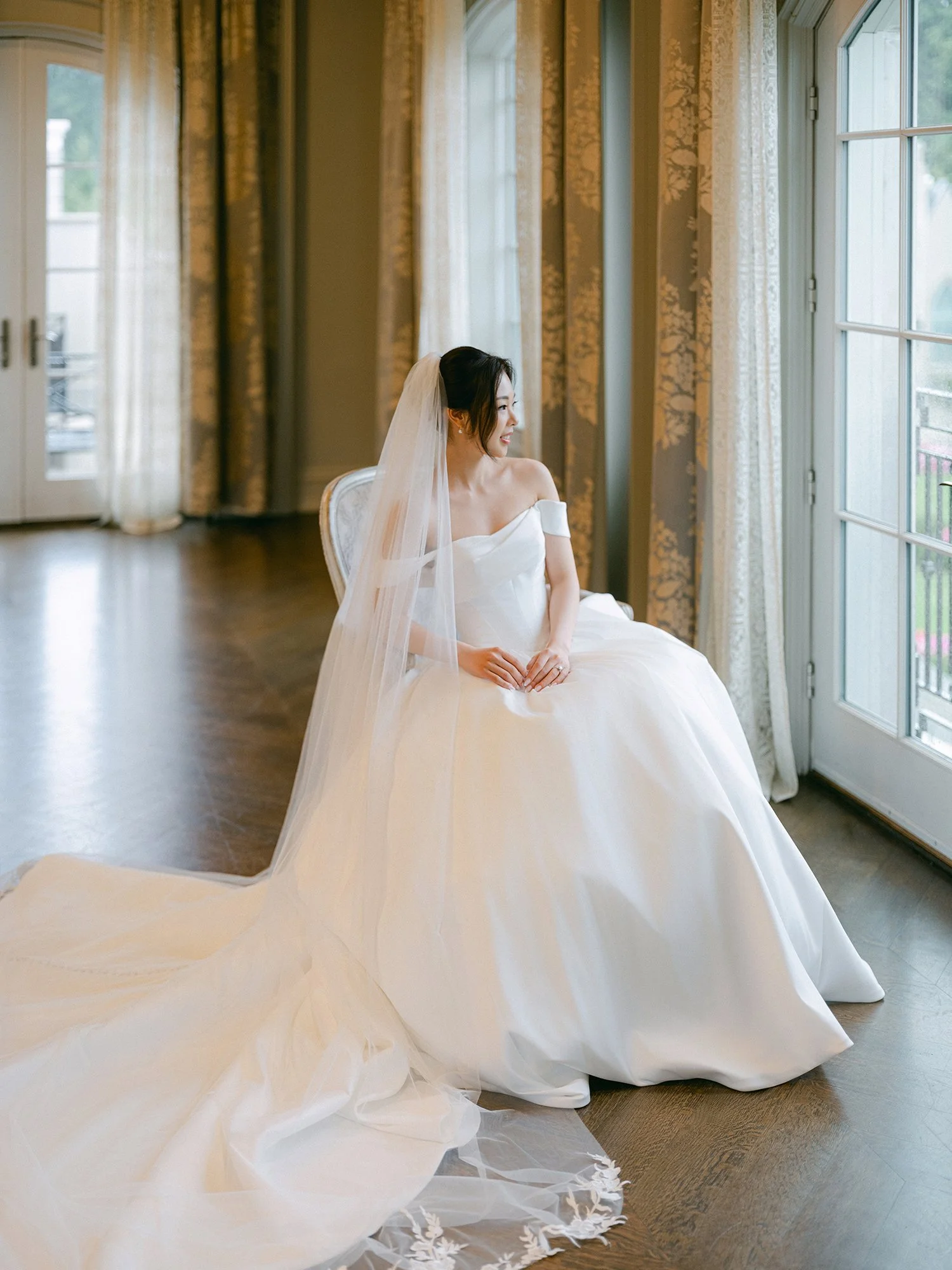 Bridal details photographed at Park Chateau in New Jersey