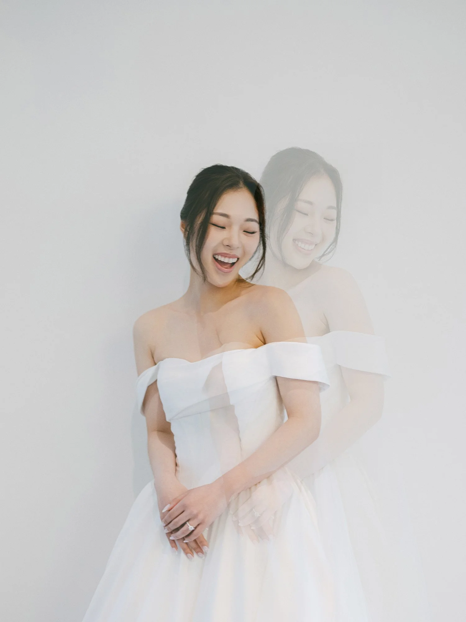Editorial wedding portrait of Sue and Kenny at Park Chateau Estate