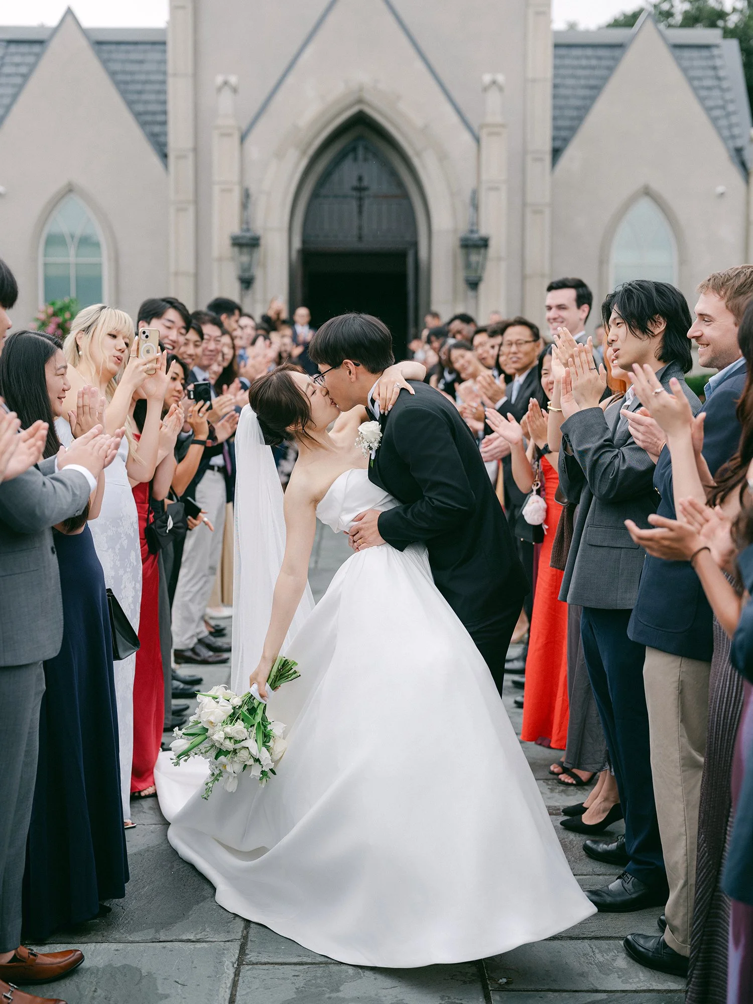 Wedding ceremony at Park Chateau in East Brunswick, New Jersey
