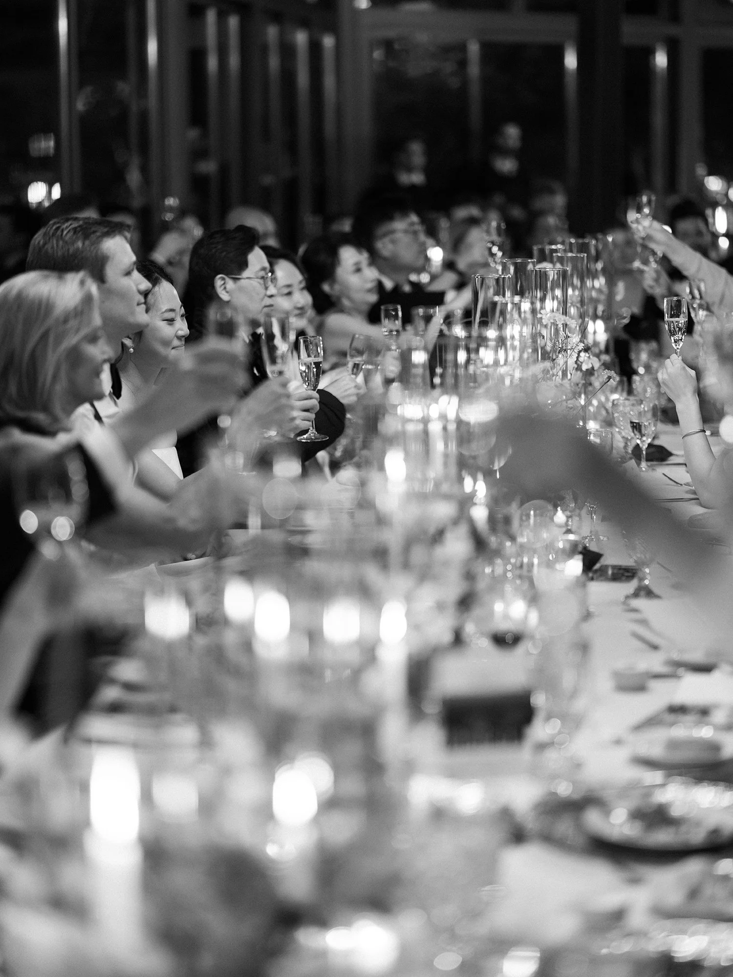 Reception details and candlelight at Tavern on the Green, New York