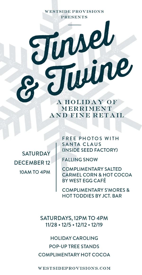 Caroling at Westside Provisions