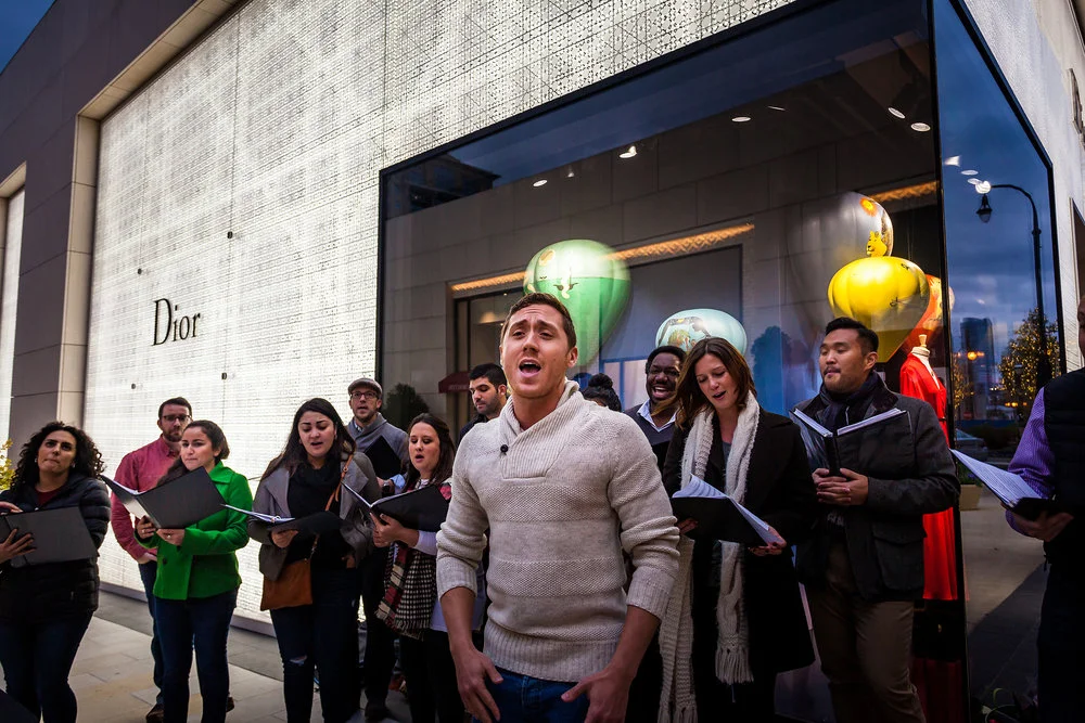Caroling at The Shops at Buckhead