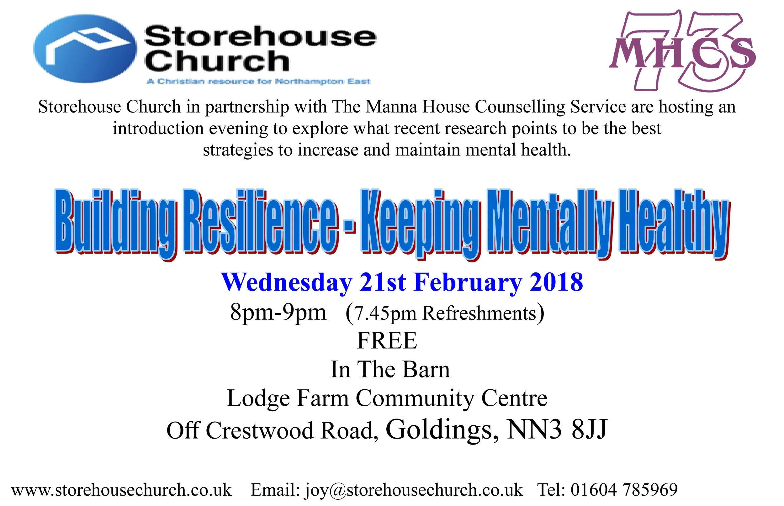 Building Resilience Keeping Mentally Healthy The Manna House