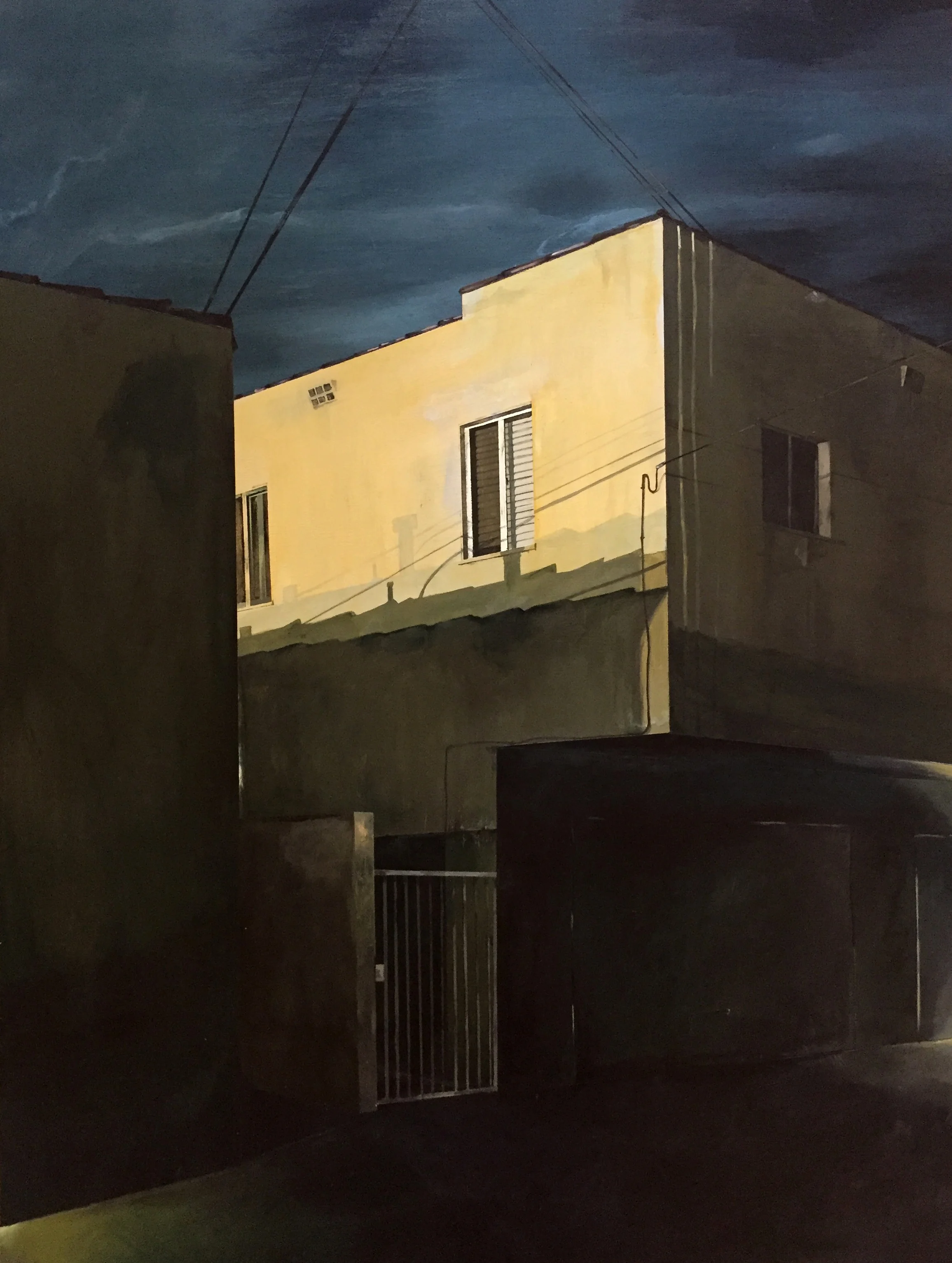 Heading Home 18"x24" Acrylic on panel framed $1,200