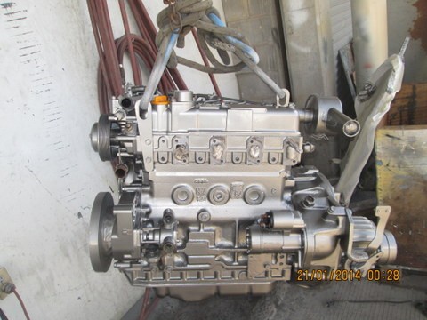 Engine after repaint