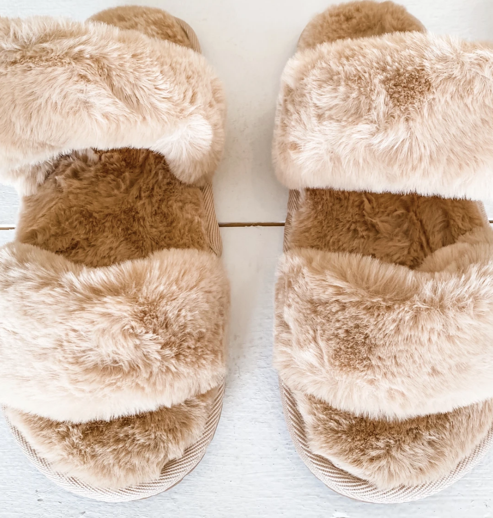 Double Strap Slippers 