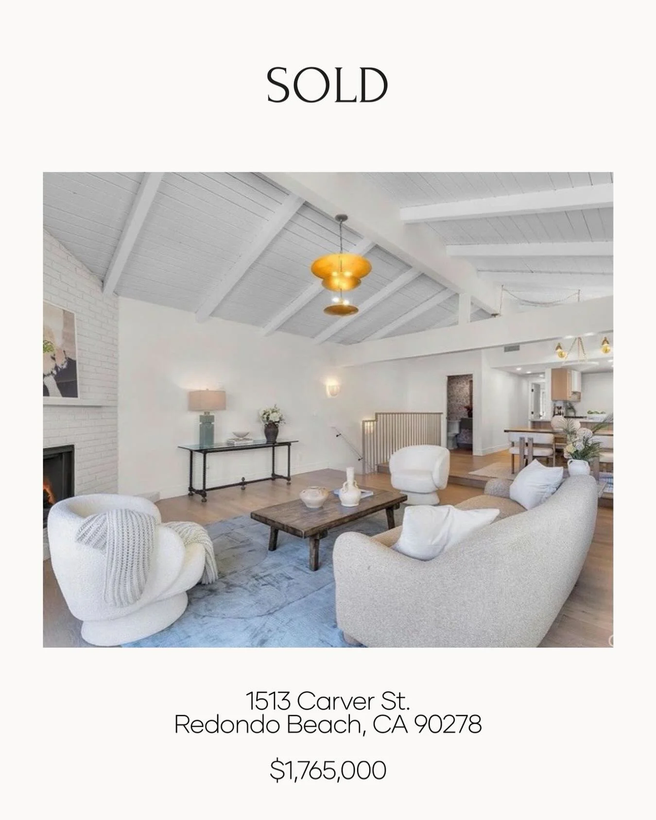 JUST SOLD ✨ Proud to represent the Sellers along with @jennifercarasrealestate, on this beautiful property &mdash; a perfect blend of charm, comfort, and style. Congratulations to the sweet Buyers who get to enjoy this inviting space and its stunning