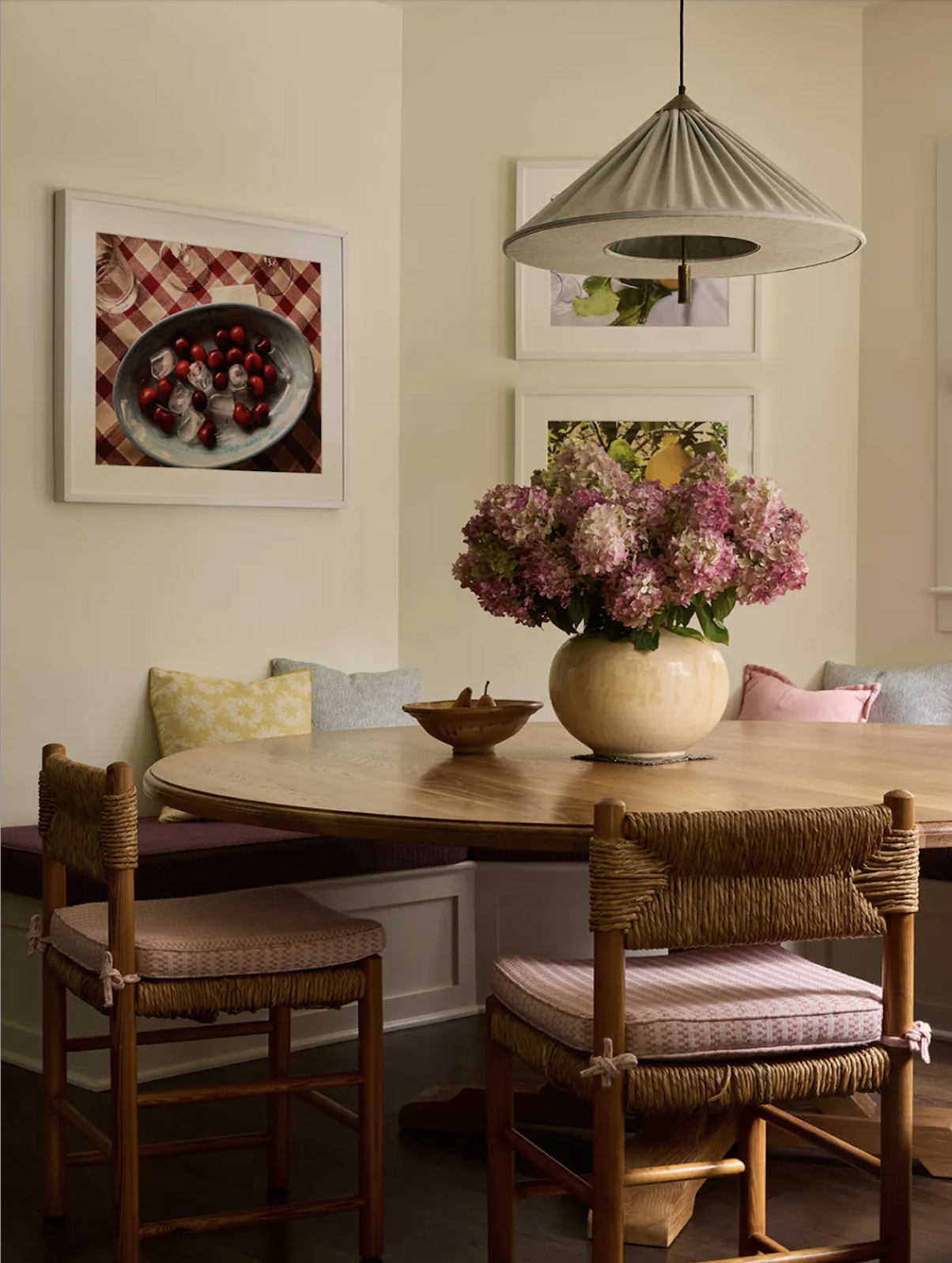 Behind the Design of a Playful Hamptons Home Inspired by Strawberry Fabric
