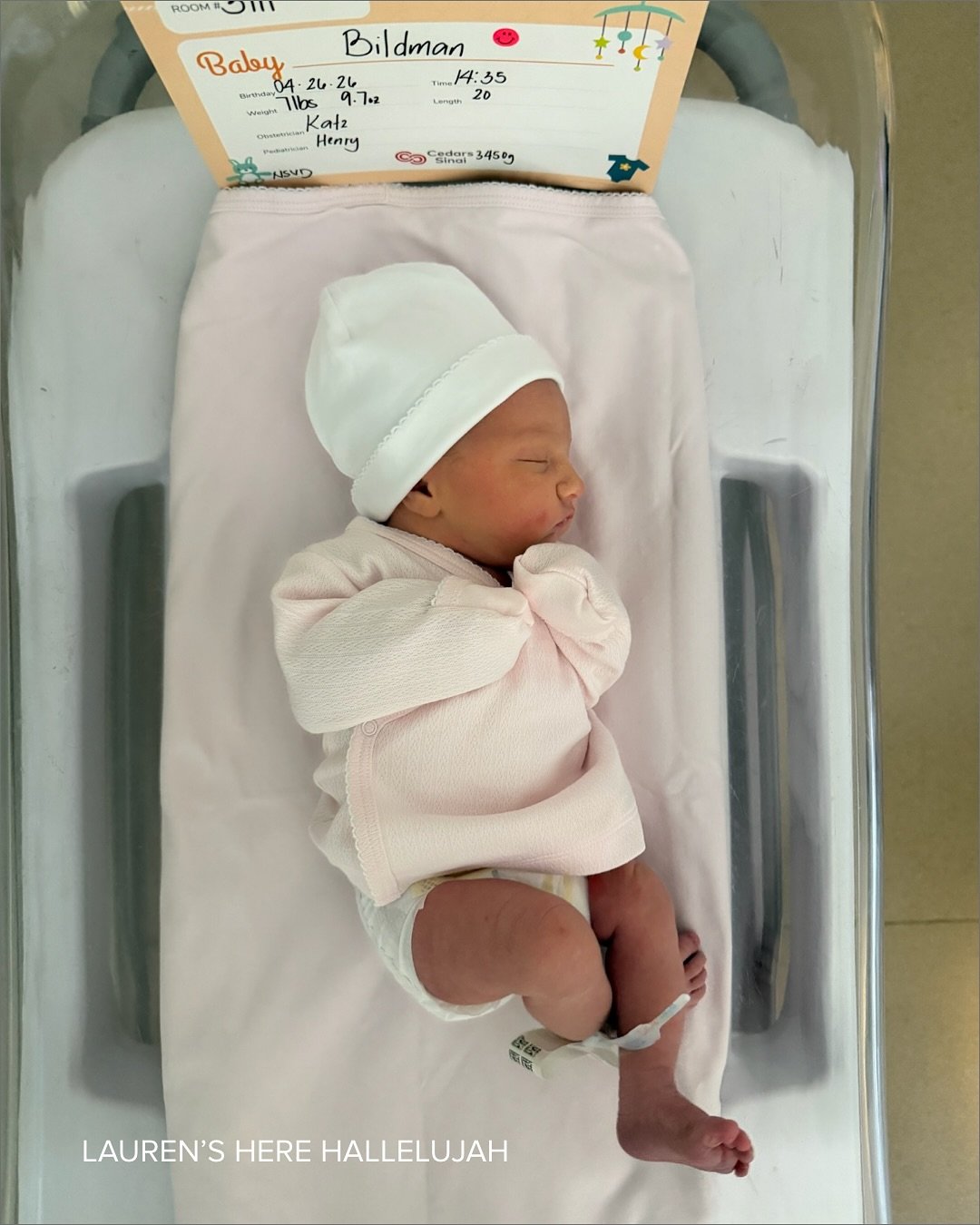 Lauren Louise &bull; 4/26/26 🎀

You are truly the surprise we all needed. Having 4 sisters myself, I always dreamed that Annabel would get to experience this bond. And Peter, being the fierce protector, knew you were a girl from day one. You&rsquo;v