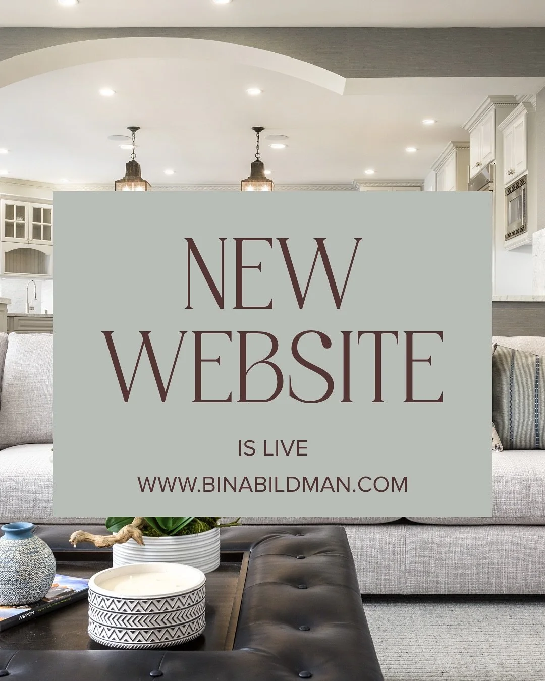 New baby and I&rsquo;m not talking about Lauren! Check out my new website - serving up a seamless approach to home through real estate and interiors 🤍

 www.binabildman.com