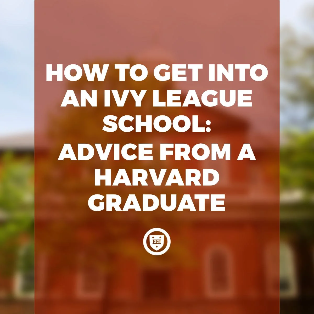 How to Get Into an Ivy League School: Advice from a Harvard Graduate ...