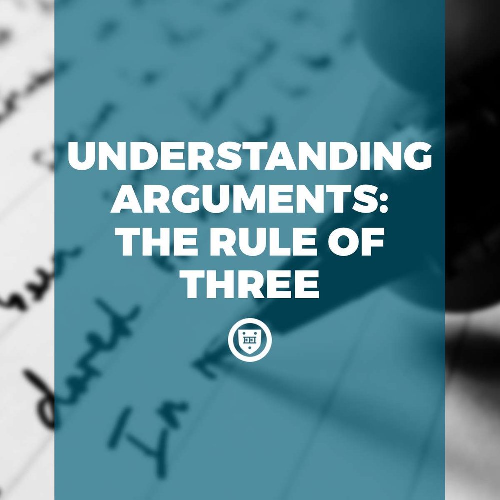 What is Rule of Three format?