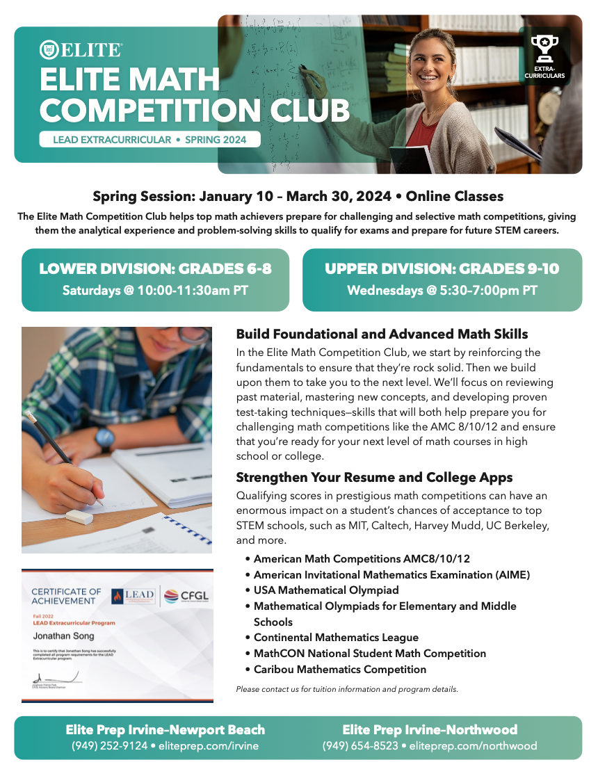 Math Competition Club