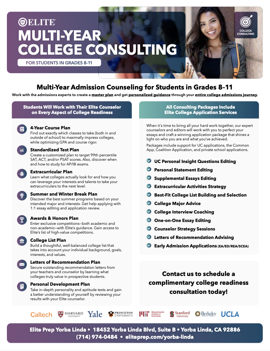 Multi-Year College Consulting