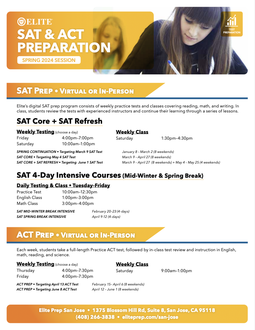 SAT &amp; ACT Prep