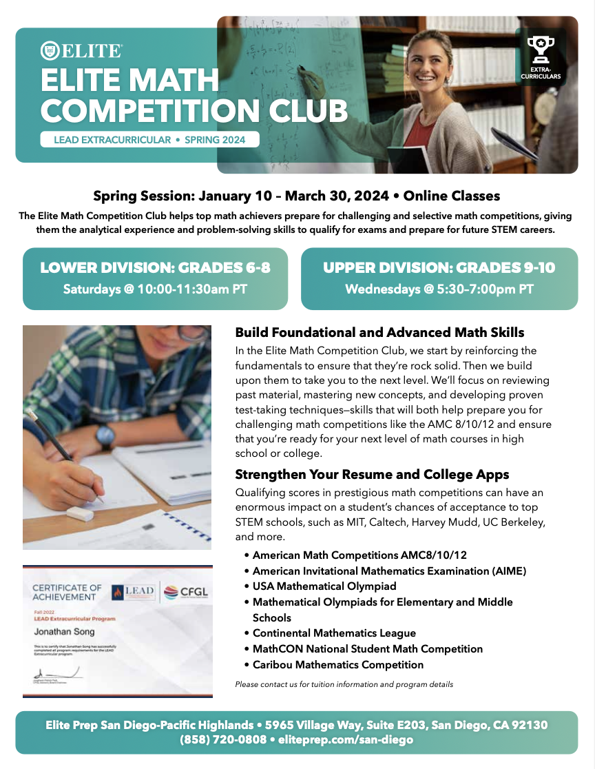 Math Competition Club